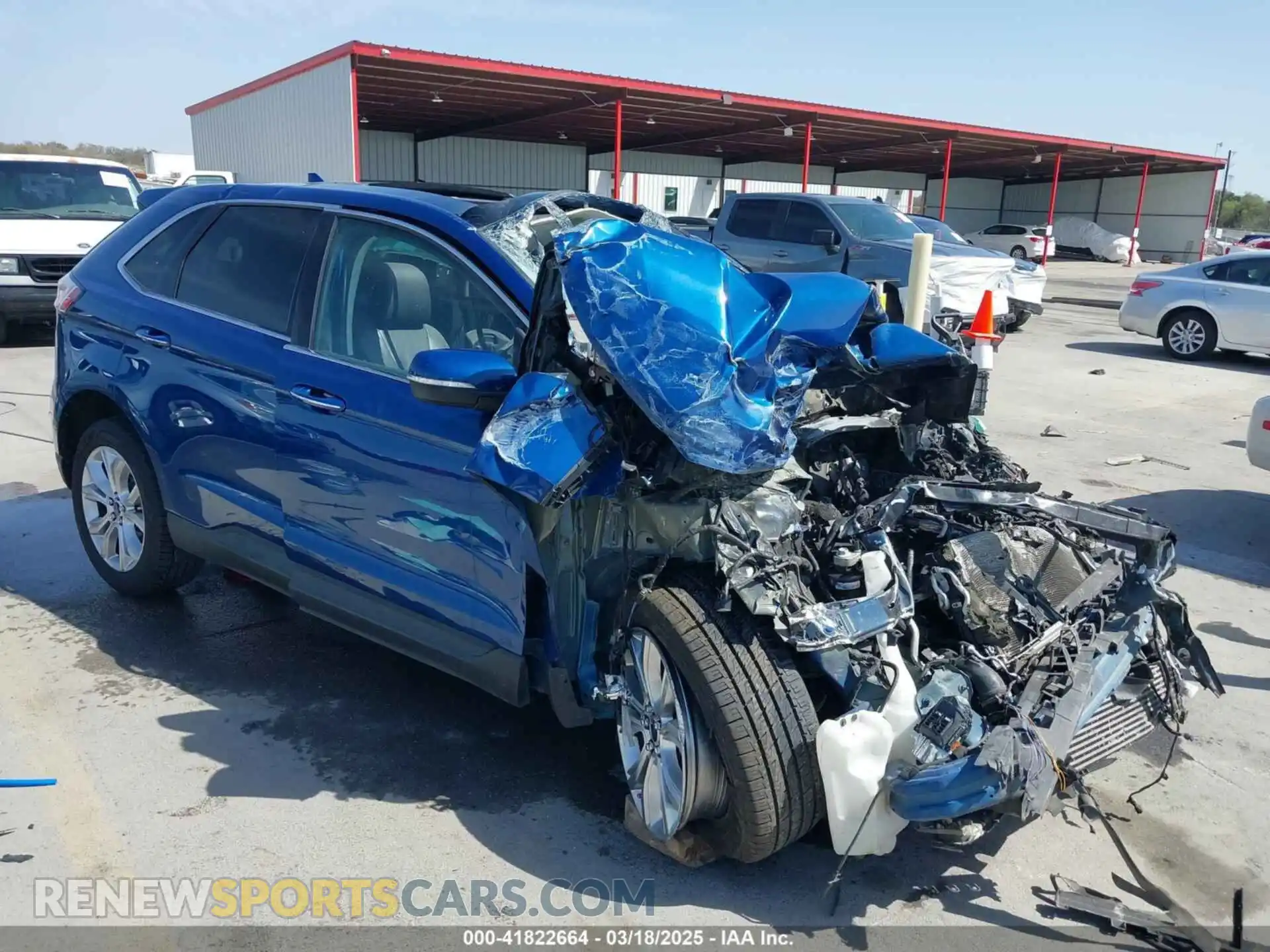1 Photograph of a damaged car 2FMPK3K98LBA72195 FORD EDGE 2020