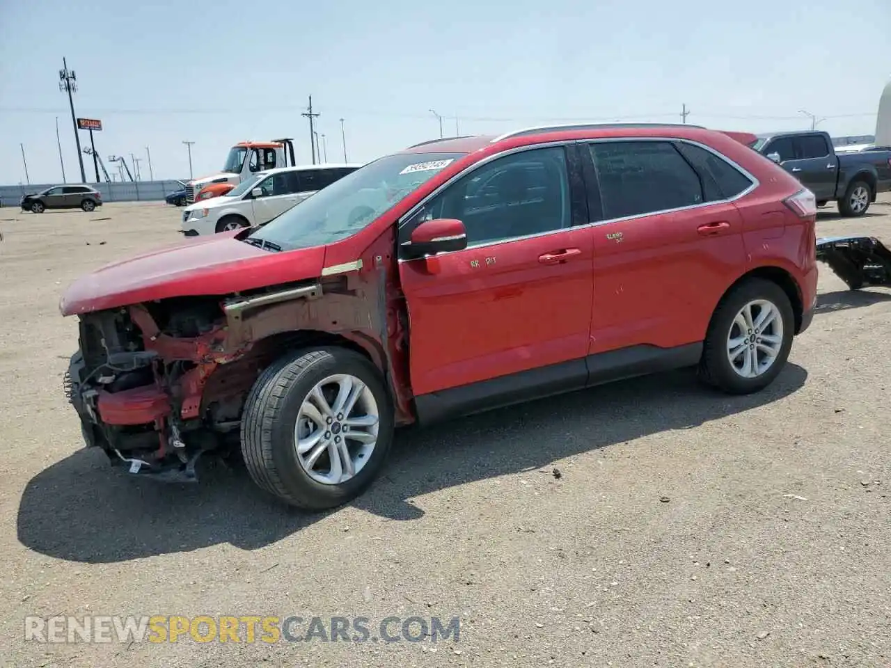 1 Photograph of a damaged car 2FMPK4J92LBA83975 FORD EDGE 2020