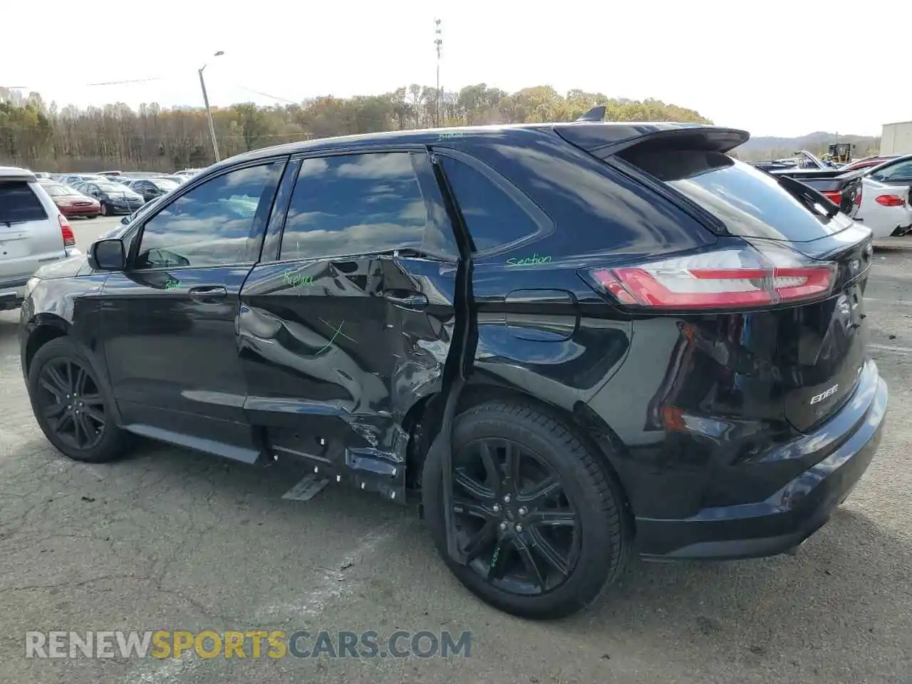 2 Photograph of a damaged car 2FMPK4J95LBB29508 FORD EDGE 2020