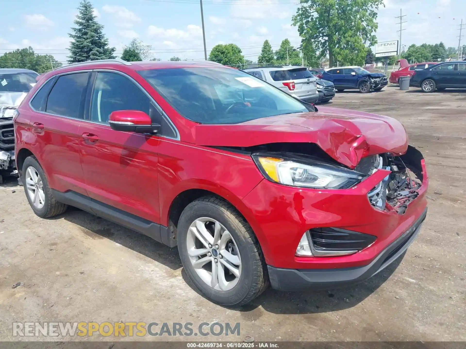 1 Photograph of a damaged car 2FMPK4J97LBA98830 FORD EDGE 2020