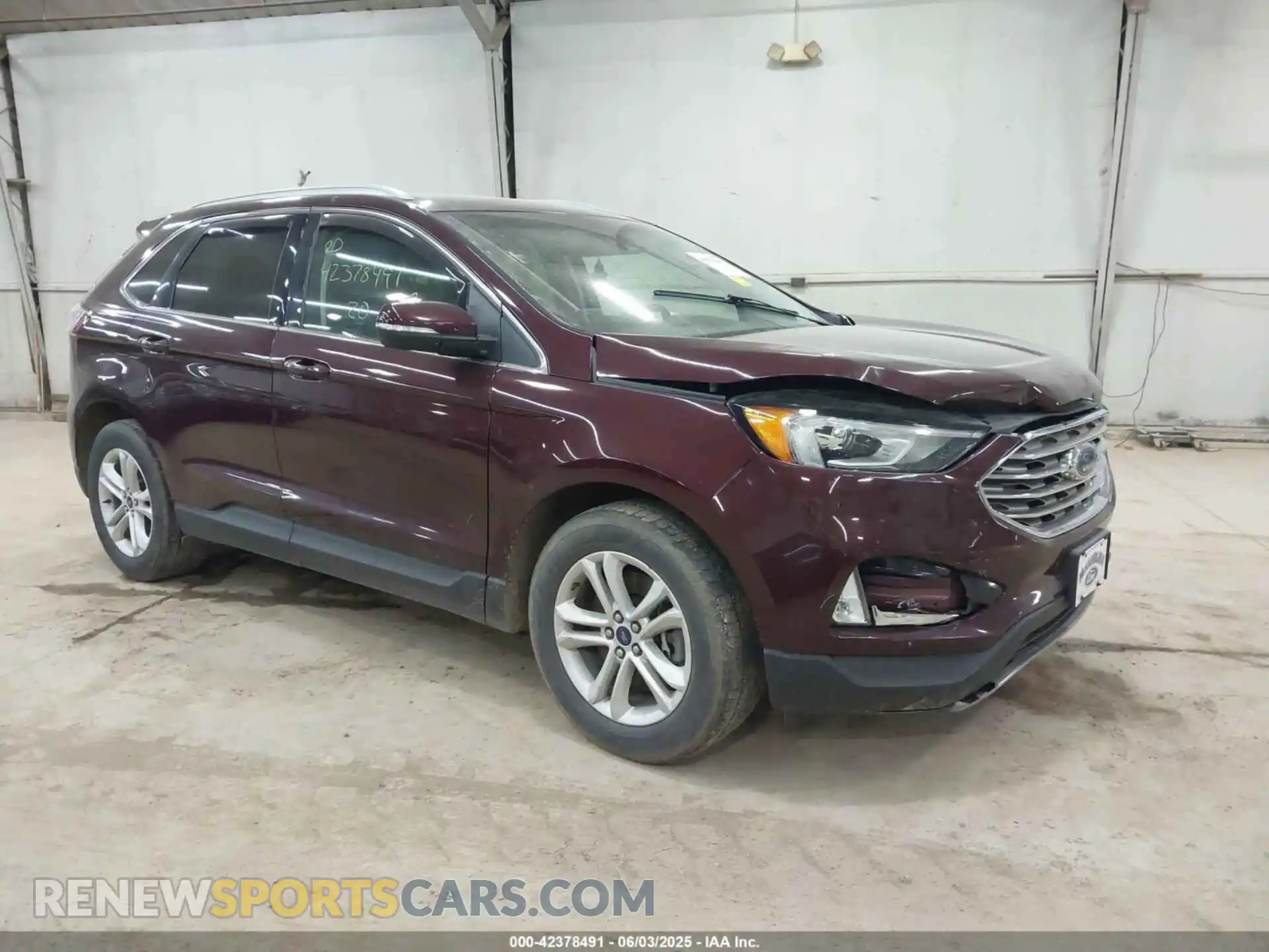 1 fotografías del automóvil dañado 2FMPK4J98LBB03257 FORD EDGE 2020