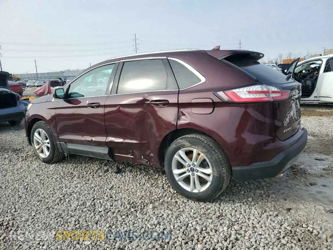 2 Photograph of a damaged car 2FMPK4J9XLBA57012 FORD EDGE 2020