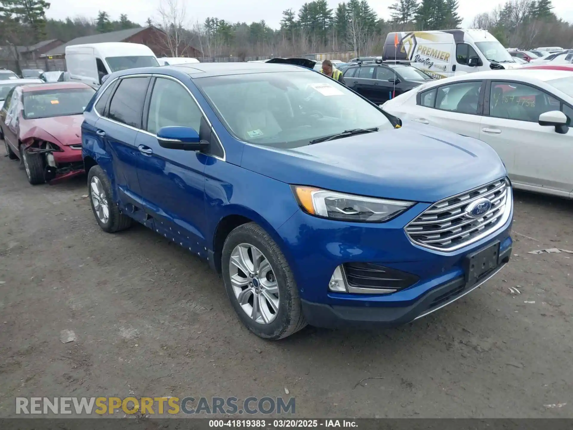 1 Photograph of a damaged car 2FMPK4K9XLBA53394 FORD EDGE 2020