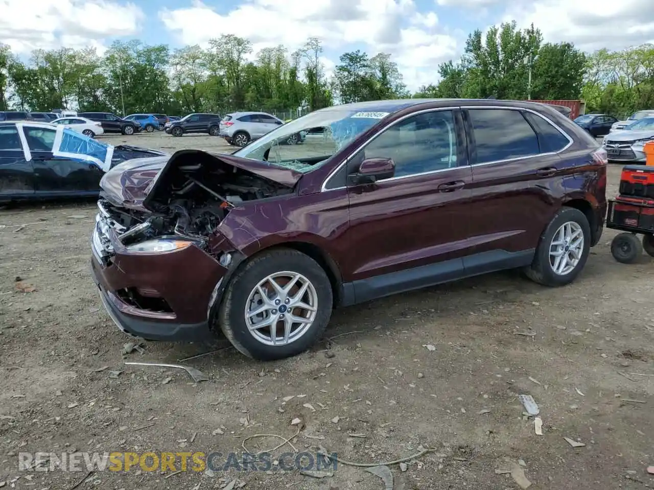 1 Photograph of a damaged car 2FMPK3J94MBA07315 FORD EDGE 2021