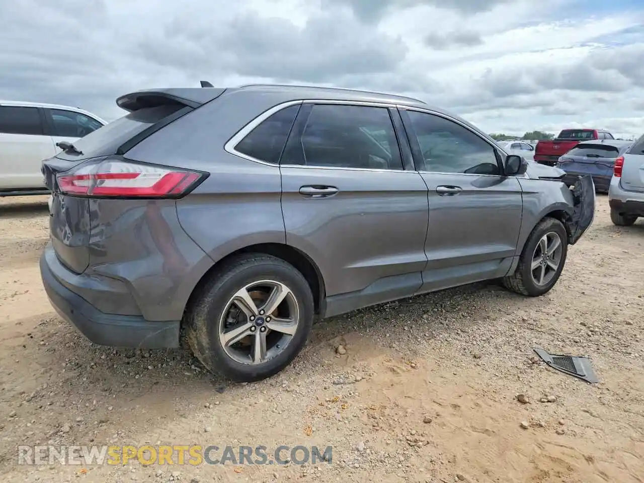 3 fotografías del automóvil dañado 2FMPK3J98MBA03770 FORD EDGE 2021