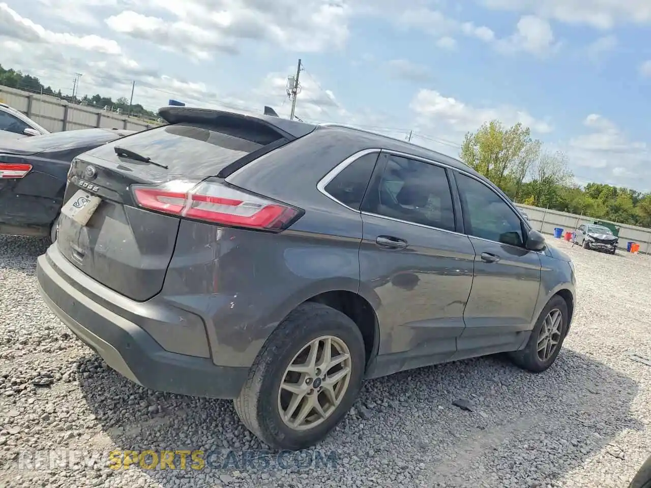 3 fotografías del automóvil dañado 2FMPK3J98MBA65704 FORD EDGE 2021