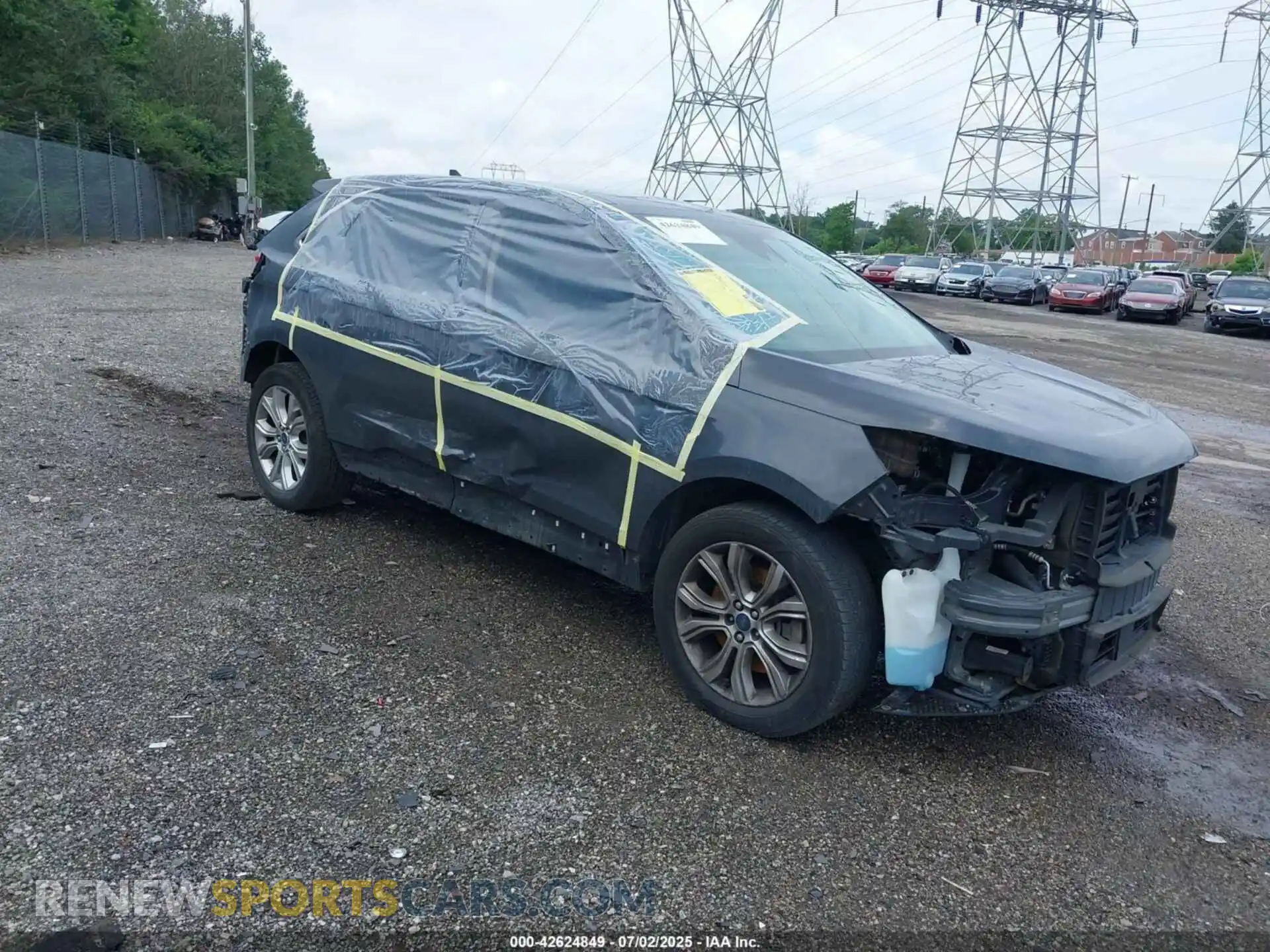 1 fotografías del automóvil dañado 2FMPK3K92MBA13953 FORD EDGE 2021