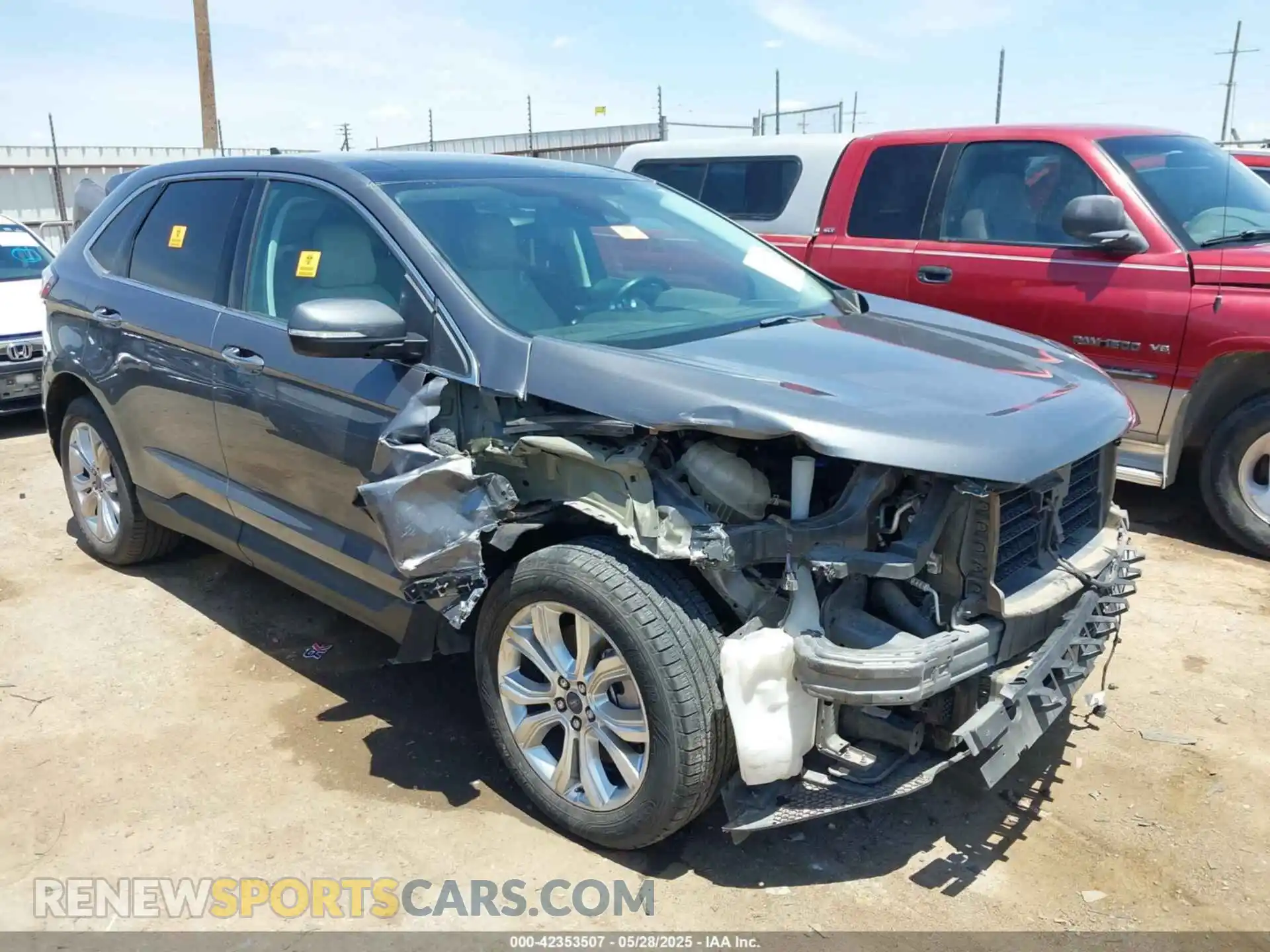 1 Photograph of a damaged car 2FMPK3K96MBA03359 FORD EDGE 2021
