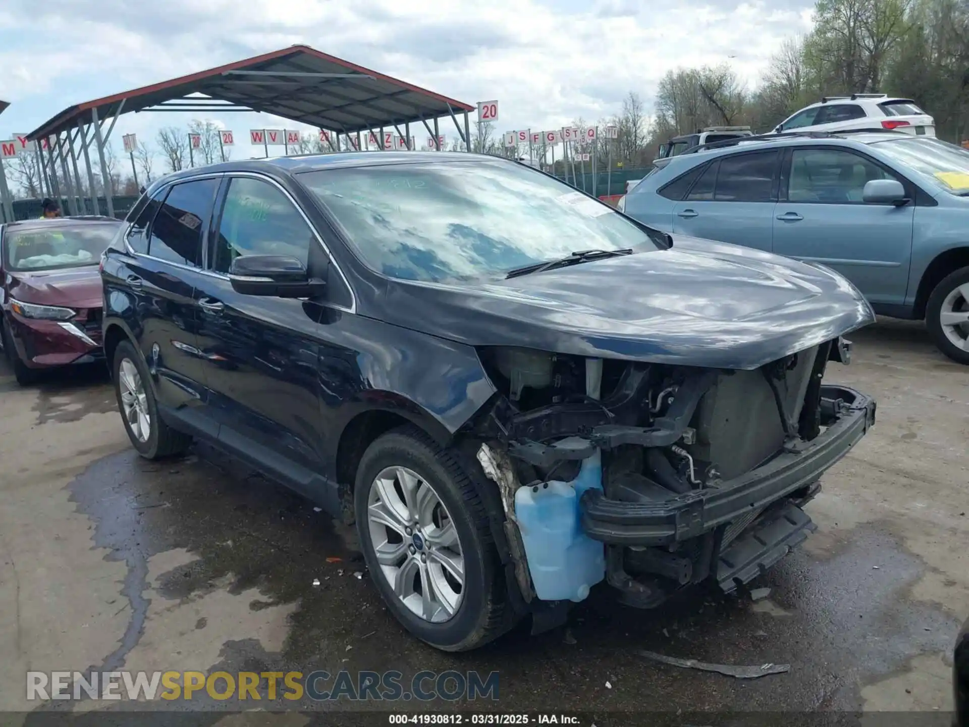 1 Photograph of a damaged car 2FMPK3K96MBA20338 FORD EDGE 2021