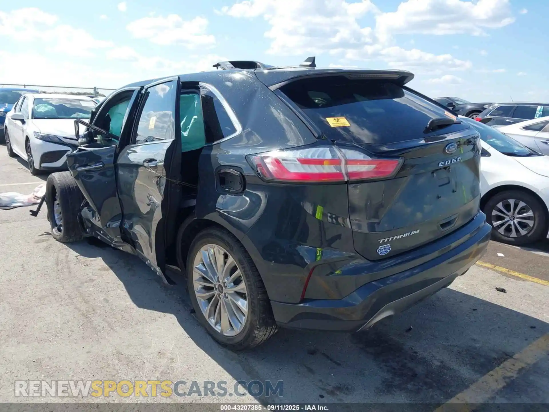 3 Photograph of a damaged car 2FMPK3K97MBA14760 FORD EDGE 2021