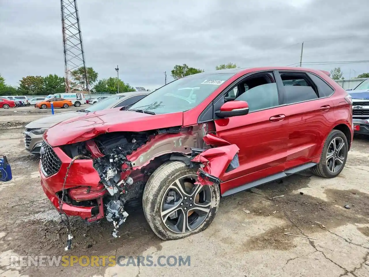 1 Photograph of a damaged car 2FMPK4AP1MBA17692 FORD EDGE 2021