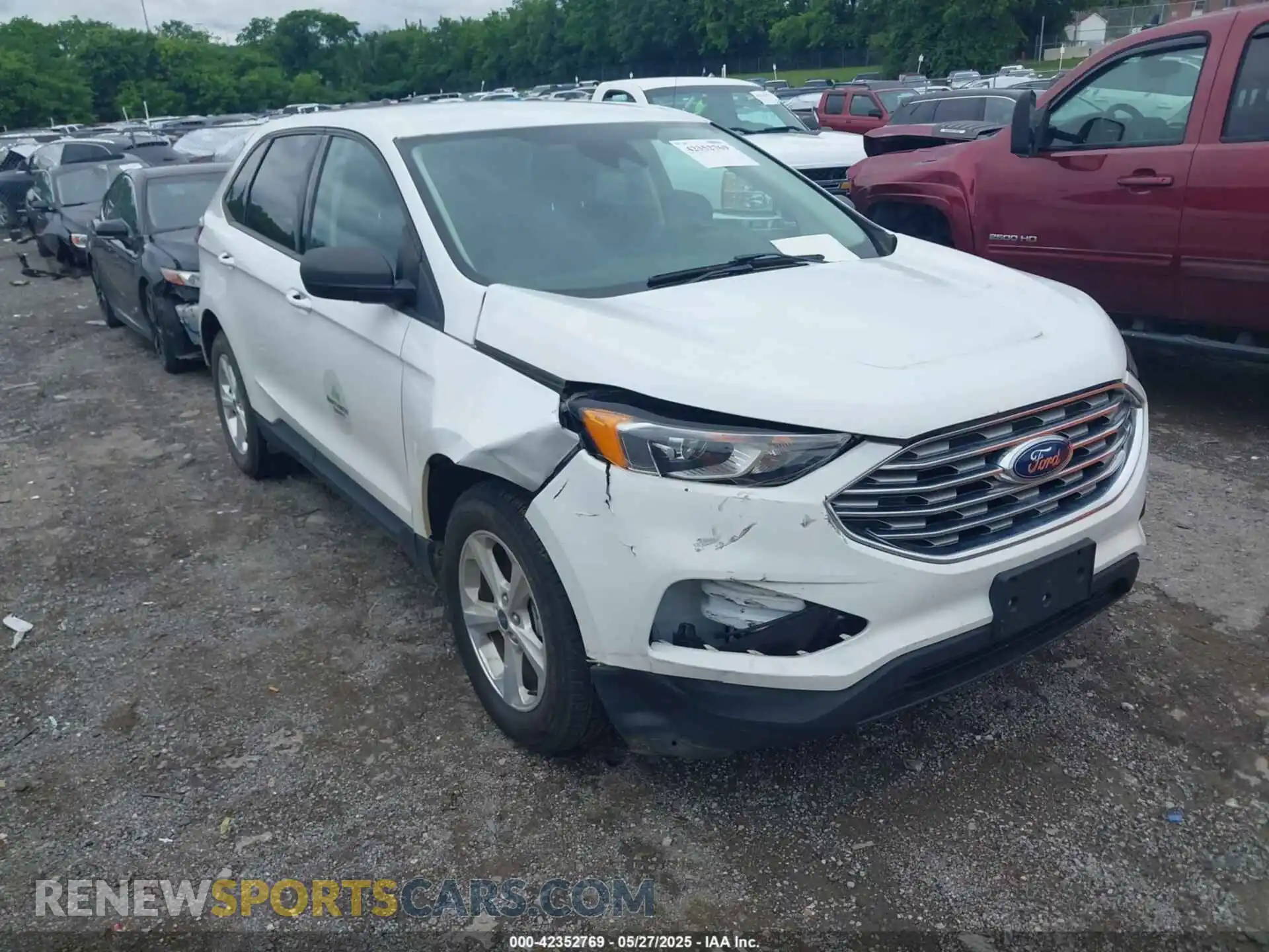 1 Photograph of a damaged car 2FMPK4G93MBA53635 FORD EDGE 2021