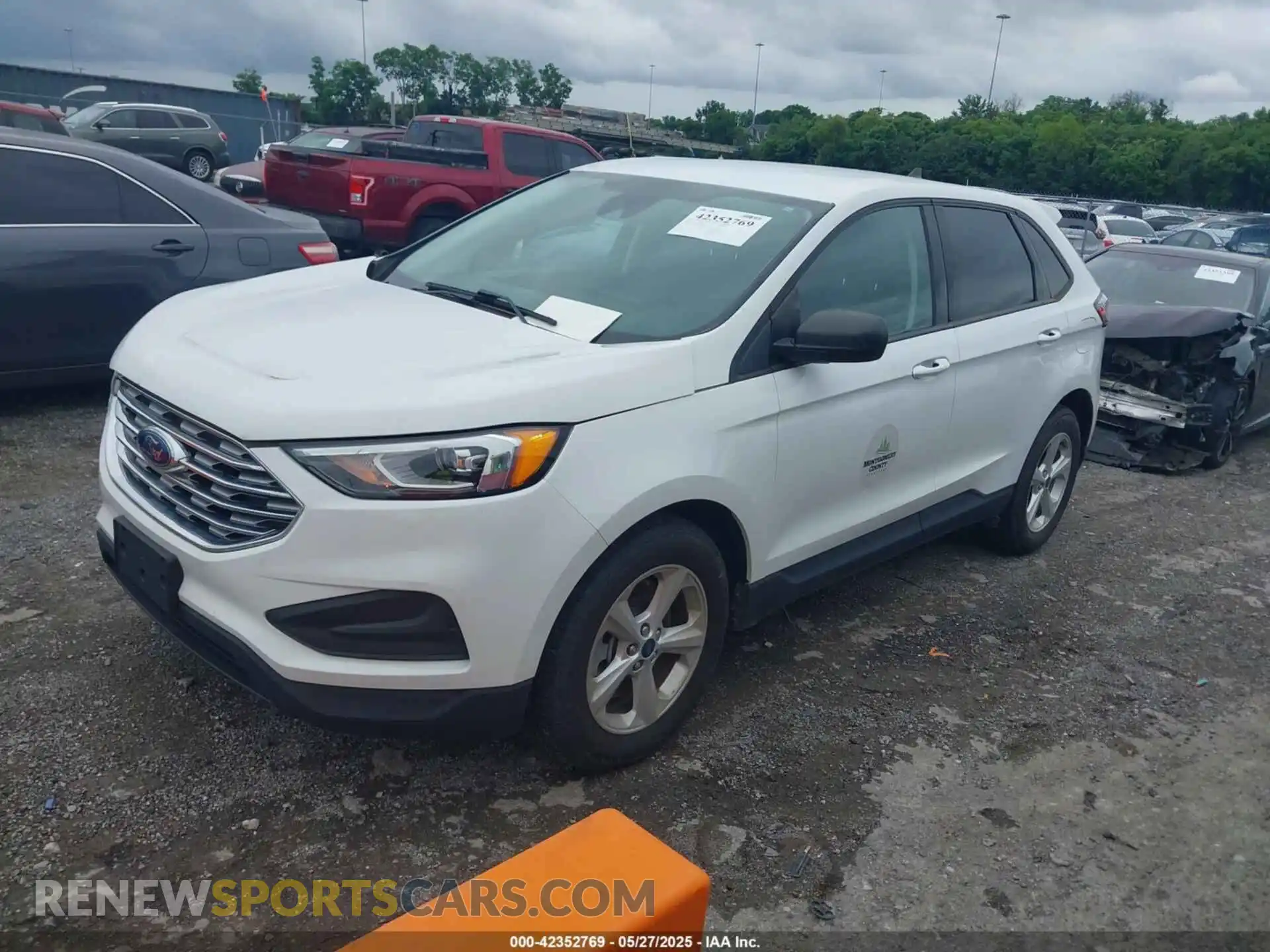 2 Photograph of a damaged car 2FMPK4G93MBA53635 FORD EDGE 2021