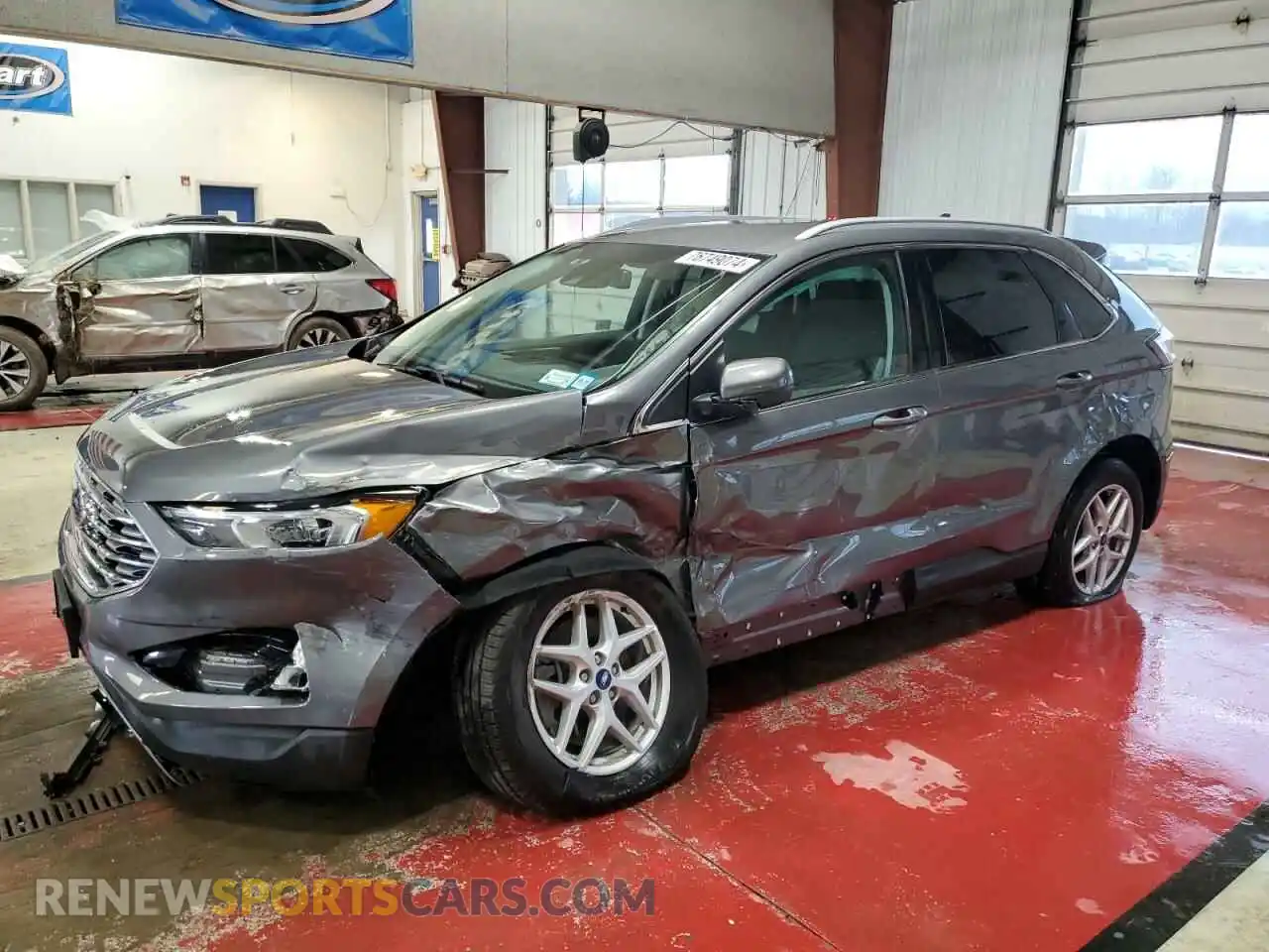 1 Photograph of a damaged car 2FMPK4J90MBA02554 FORD EDGE 2021