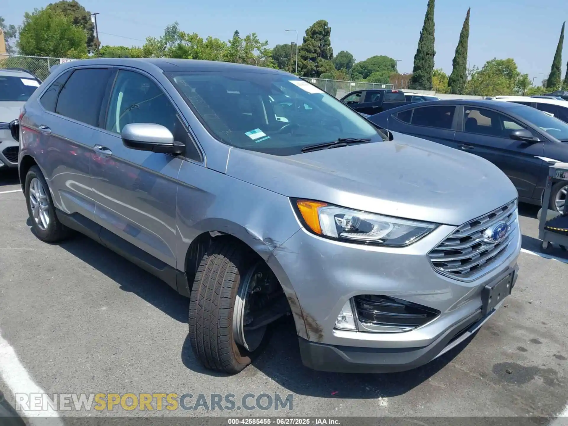 1 fotografías del automóvil dañado 2FMPK4J90MBA40348 FORD EDGE 2021