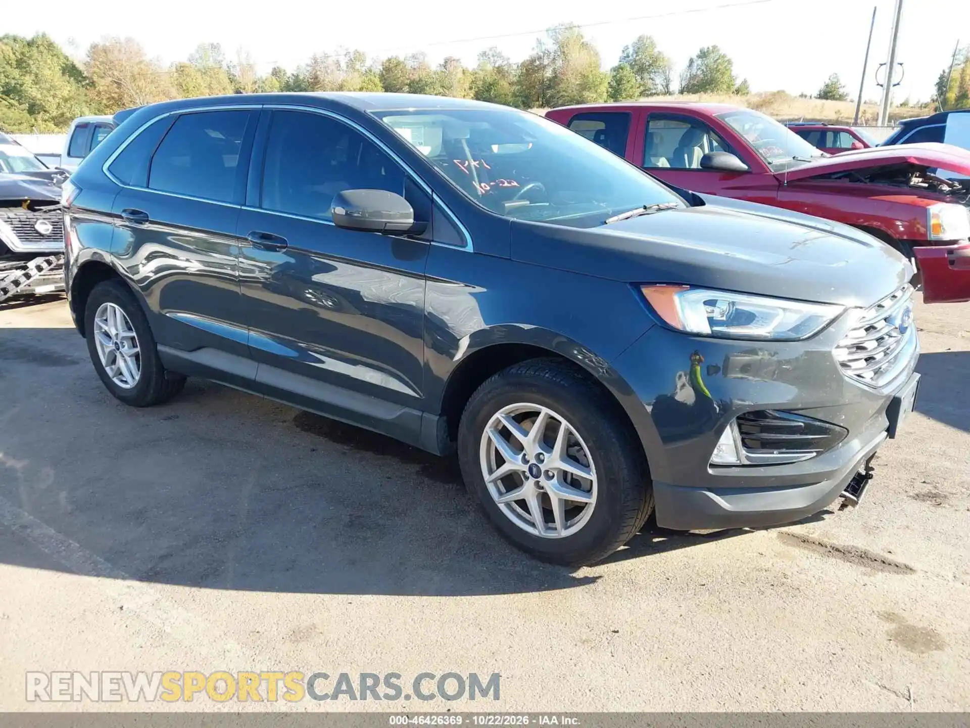 1 Photograph of a damaged car 2FMPK4J91MBA50371 FORD EDGE 2021
