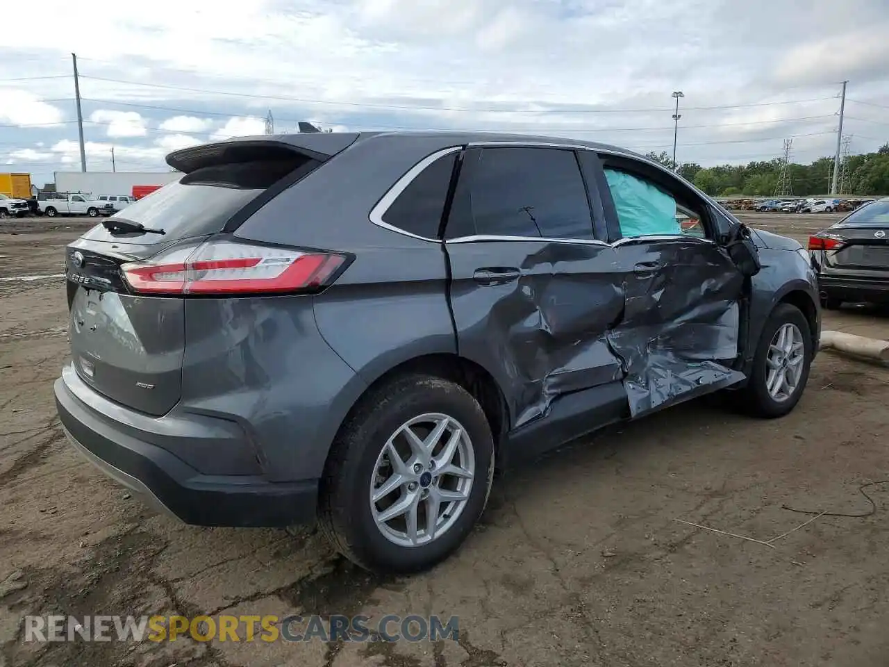 3 fotografías del automóvil dañado 2FMPK4J93MBA39775 FORD EDGE 2021