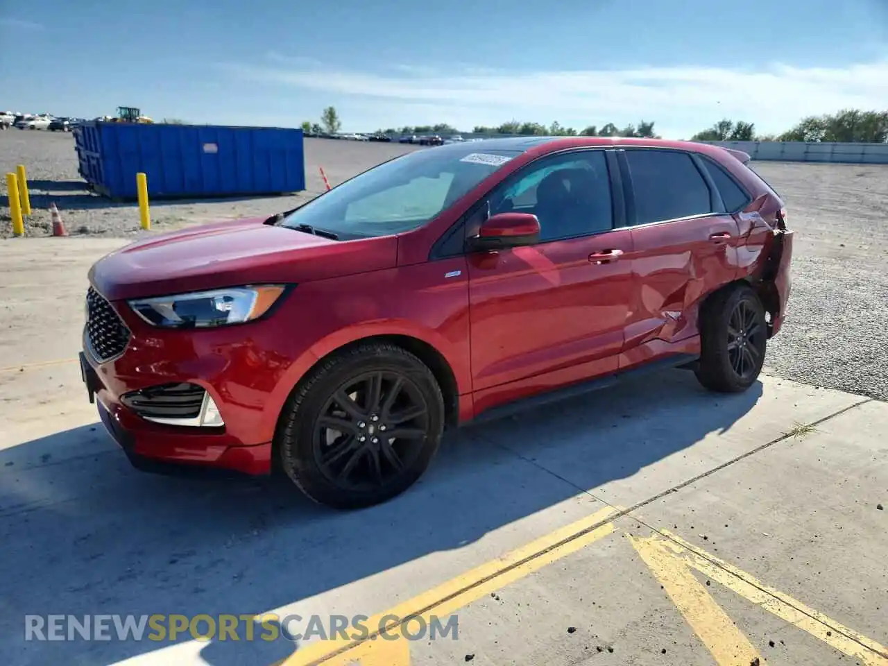 1 Photograph of a damaged car 2FMPK4J94MBA24962 FORD EDGE 2021