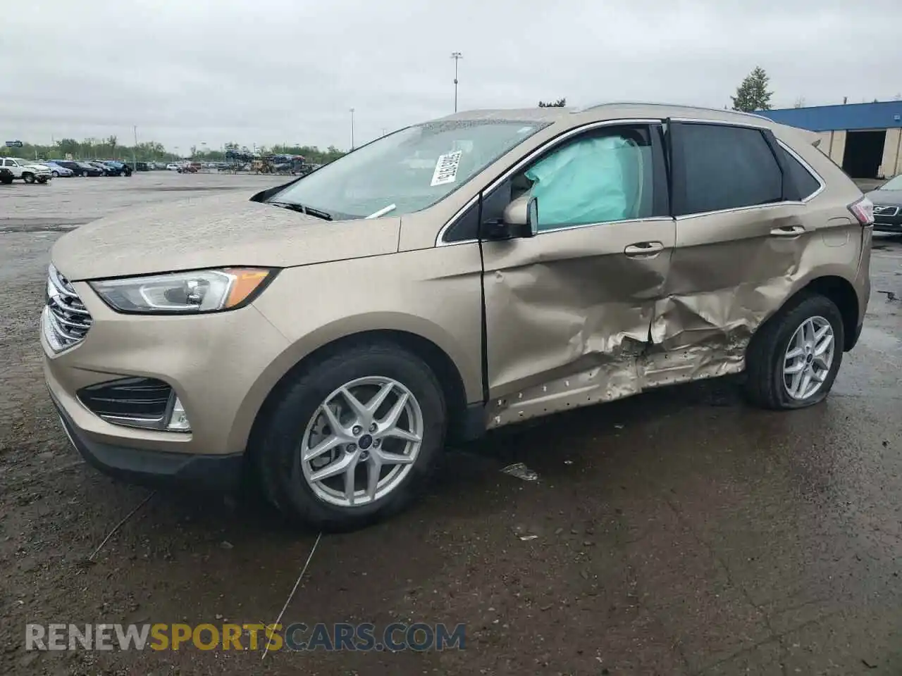1 Photograph of a damaged car 2FMPK4J96MBA36322 FORD EDGE 2021