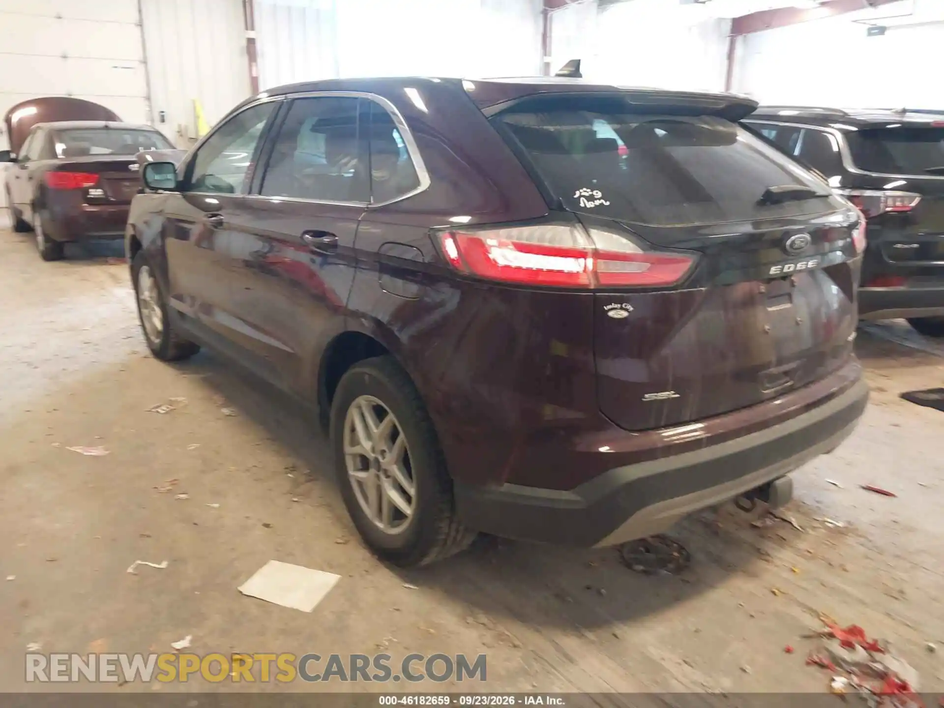 3 fotografías del automóvil dañado 2FMPK4J97MBA41156 FORD EDGE 2021