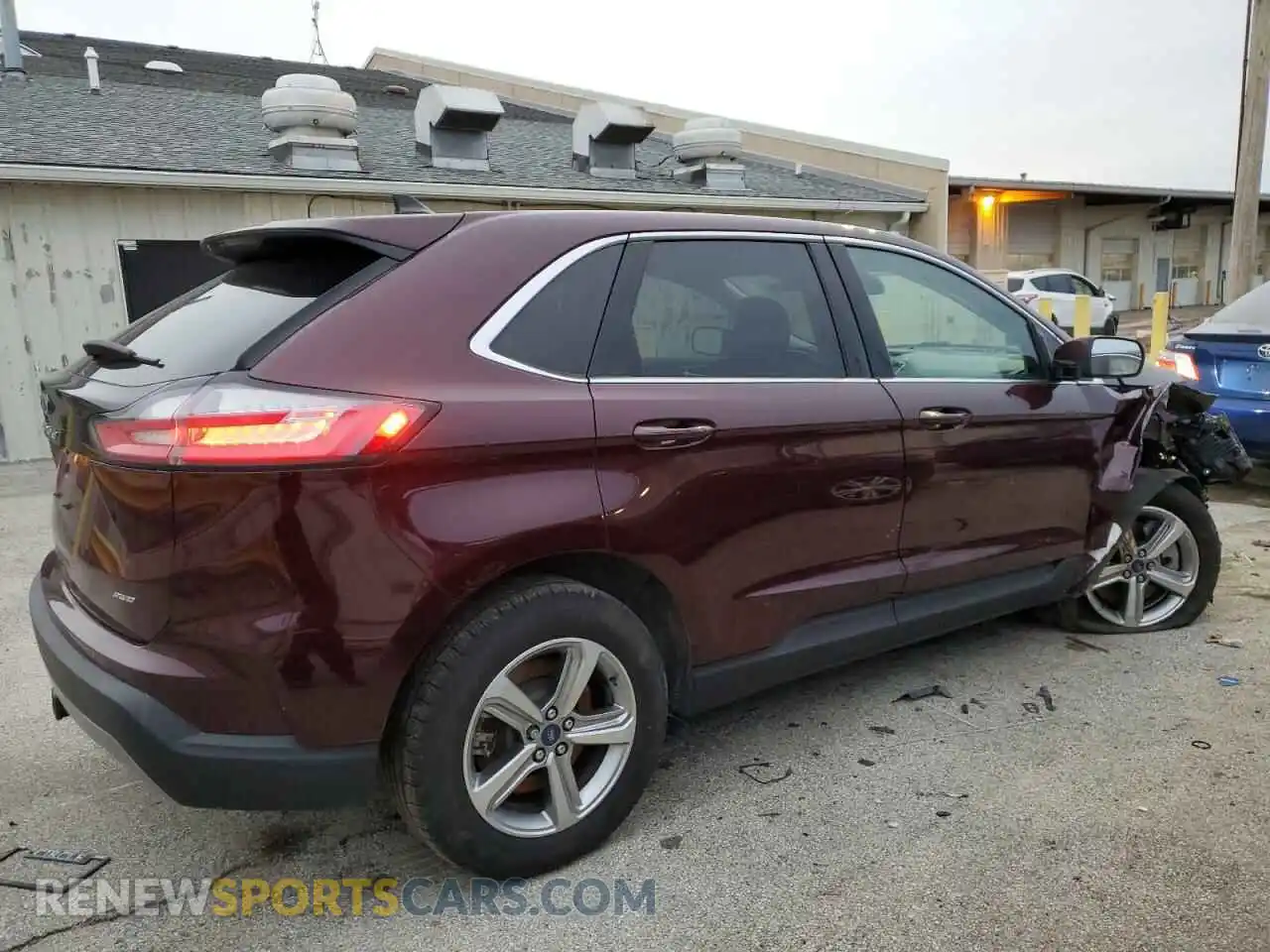 3 fotografías del automóvil dañado 2FMPK4J97MBA65912 FORD EDGE 2021