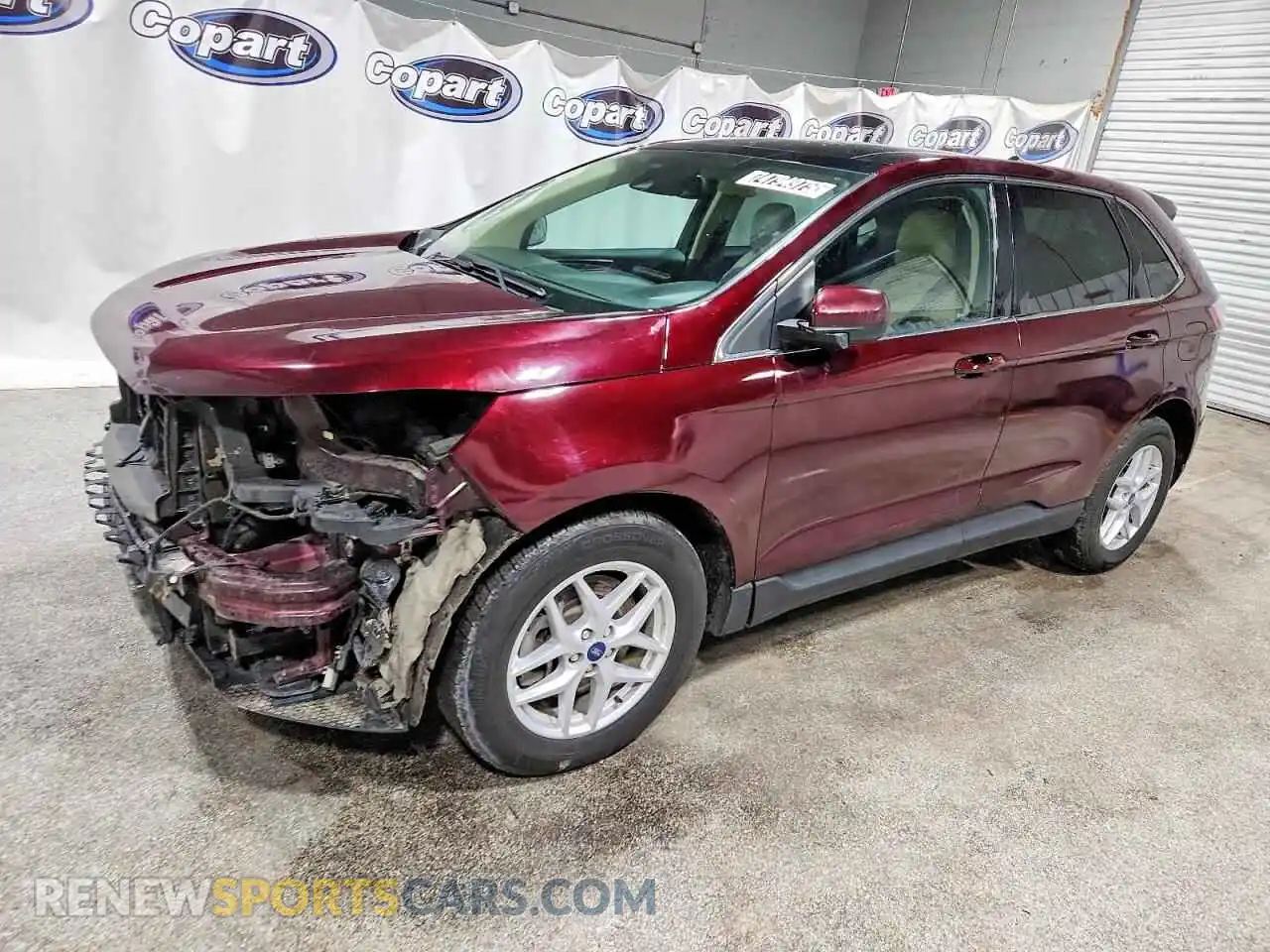 1 Photograph of a damaged car 2FMPK4J9XMBA17305 FORD EDGE 2021
