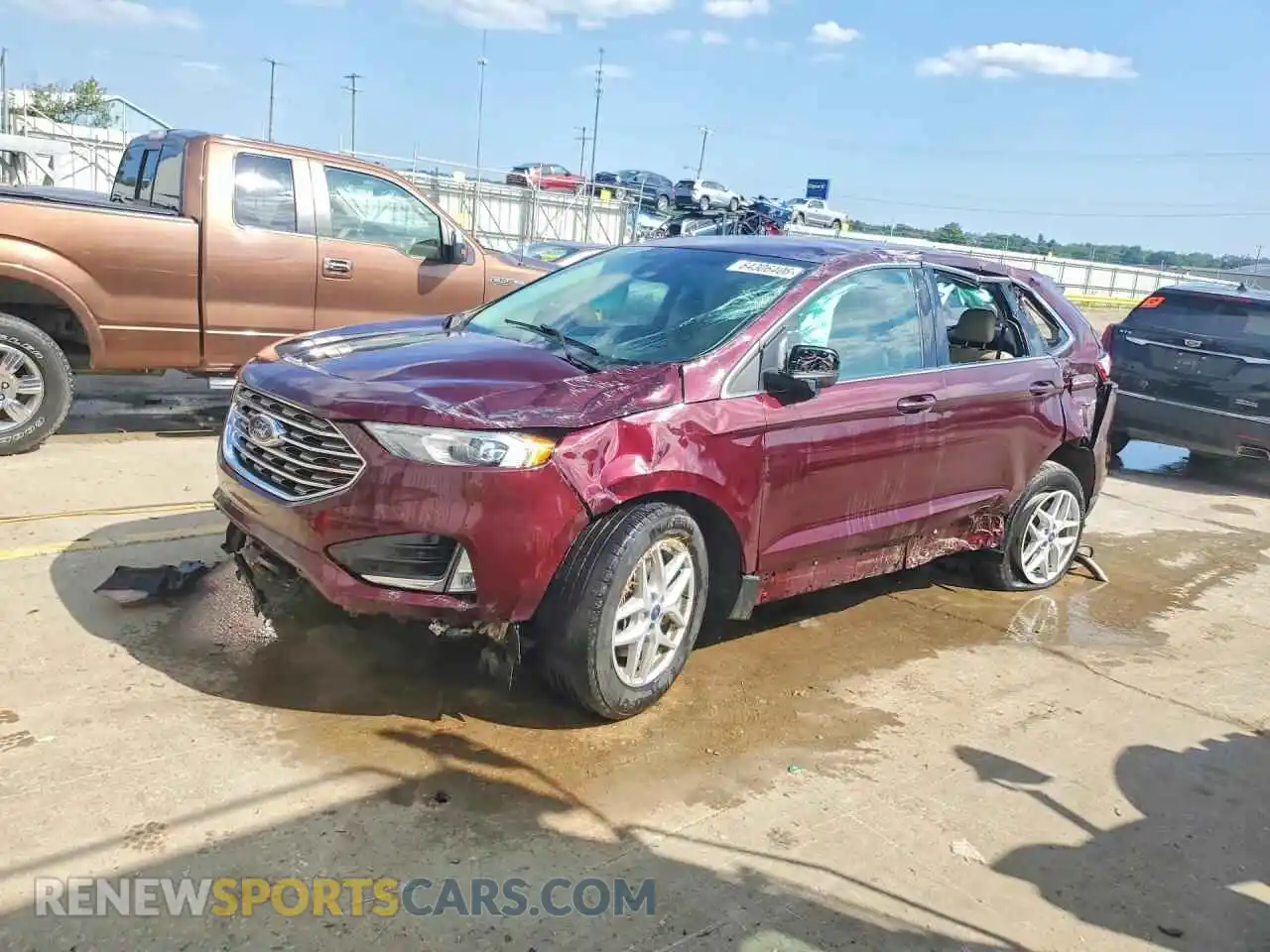 1 Photograph of a damaged car 2FMPK4J9XMBA48991 FORD EDGE 2021