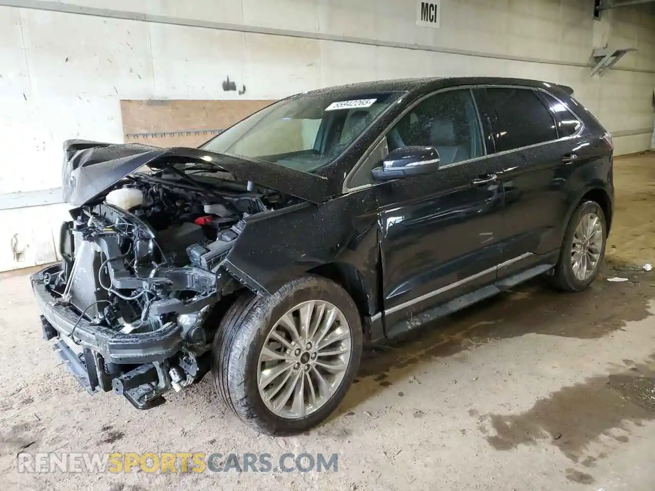 1 Photograph of a damaged car 2FMPK4K90MBA39604 FORD EDGE 2021