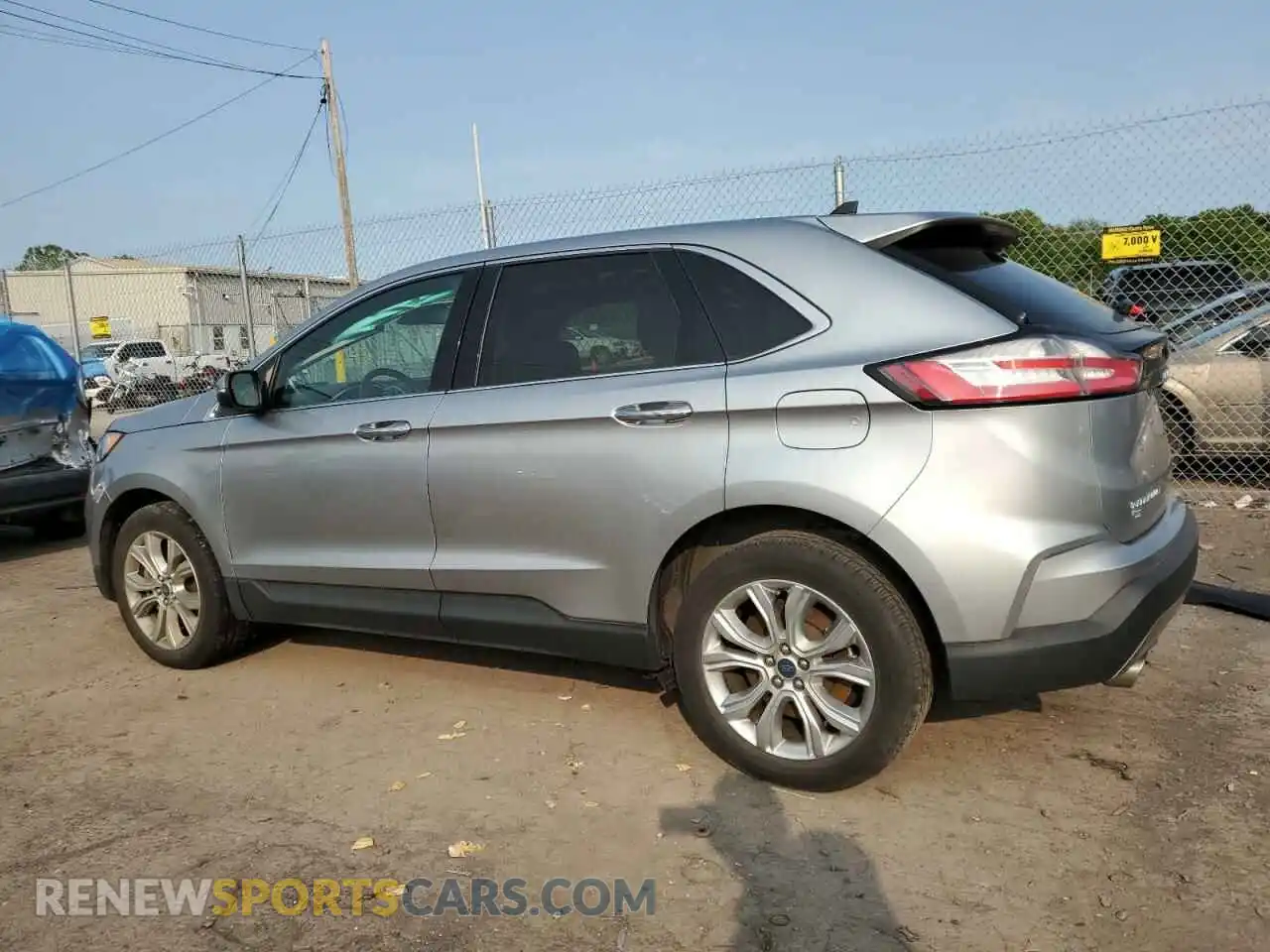 2 Фотография поврежденного автомобиля 2FMPK4K91MBA12380 FORD EDGE 2021