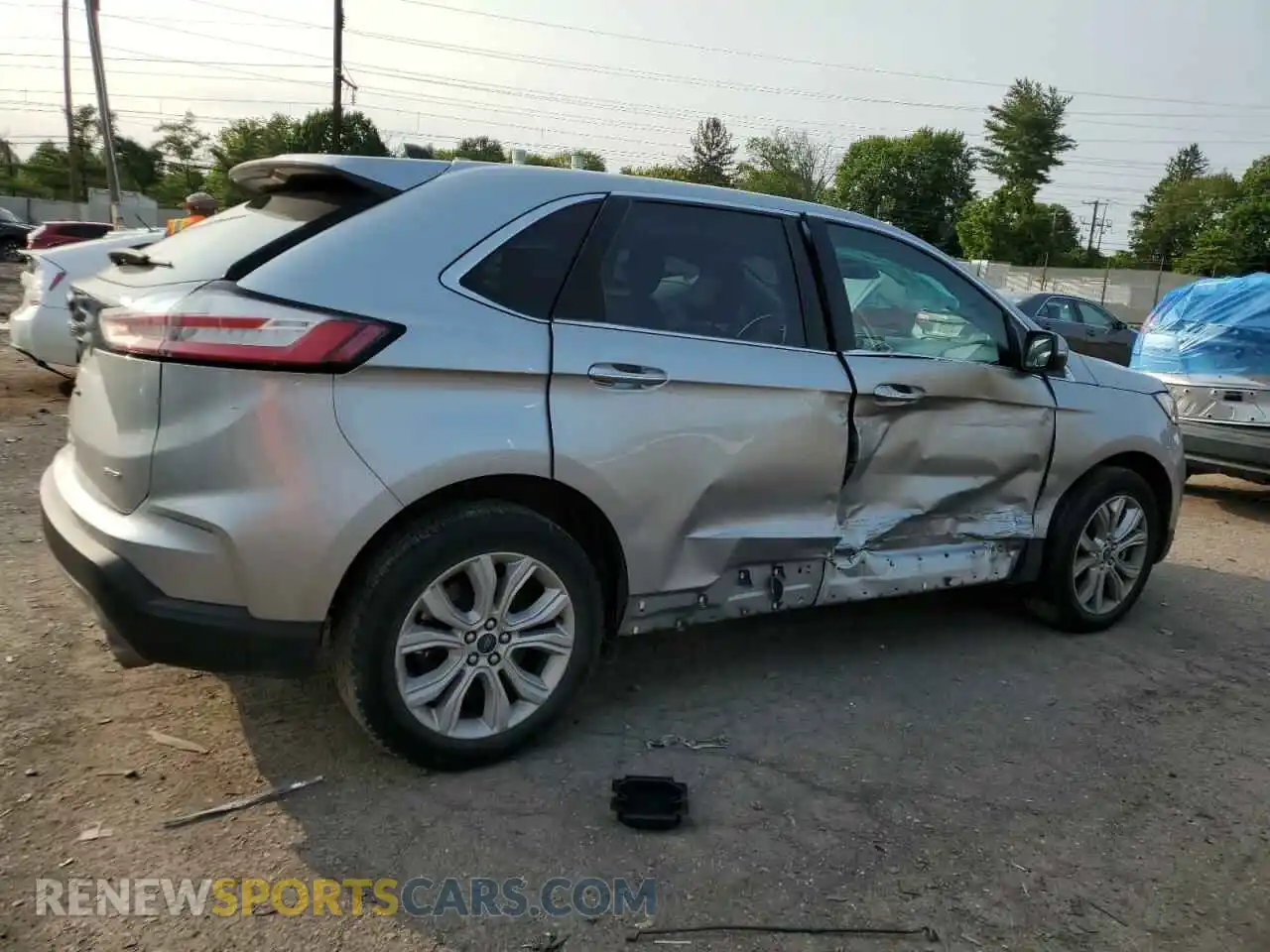 3 Фотография поврежденного автомобиля 2FMPK4K91MBA12380 FORD EDGE 2021
