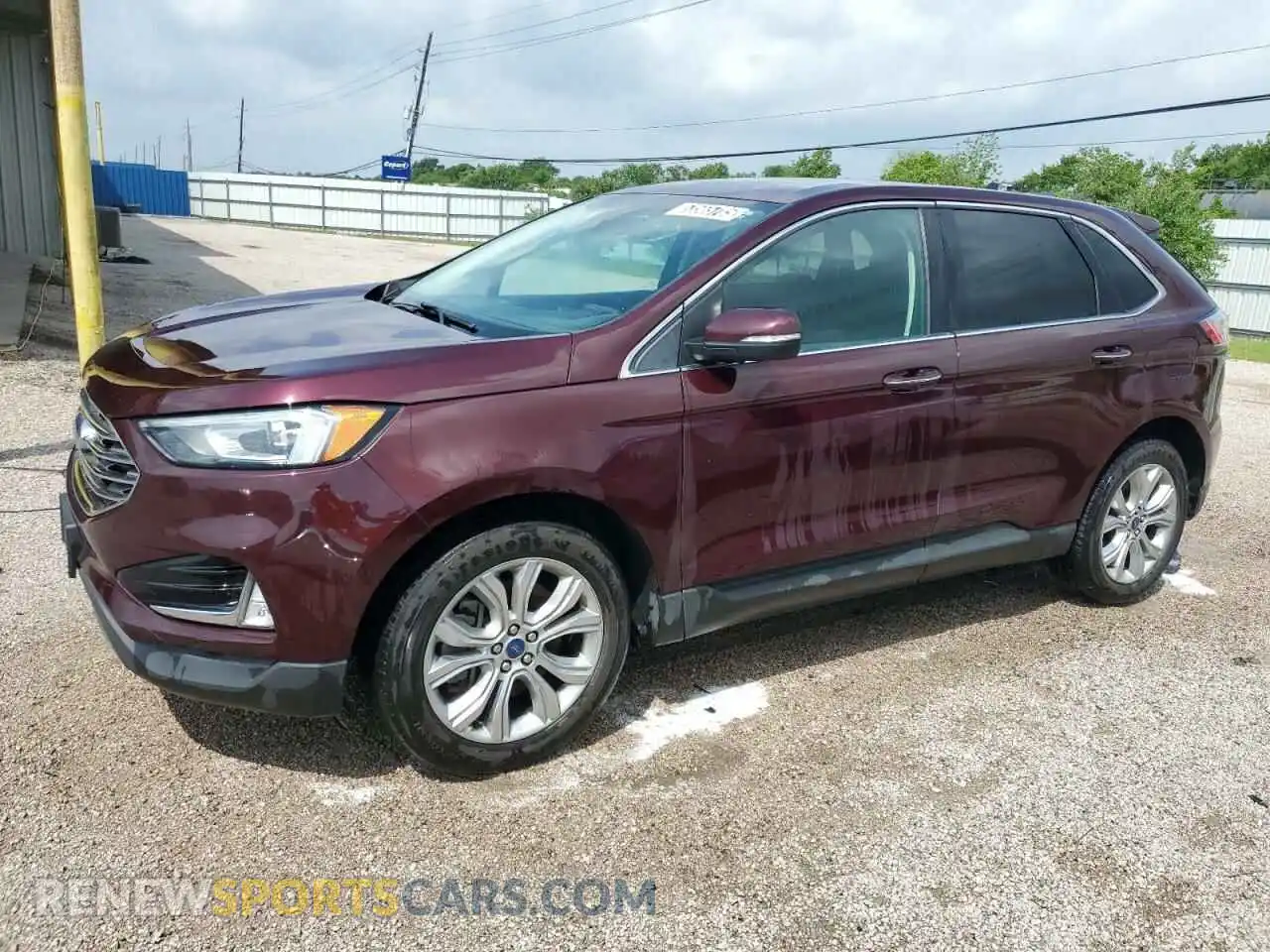 1 fotografías del automóvil dañado 2FMPK4K94MBA27228 FORD EDGE 2021