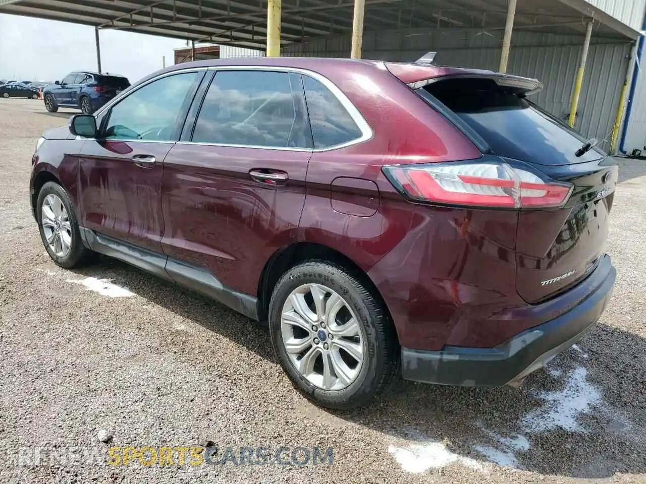 2 fotografías del automóvil dañado 2FMPK4K94MBA27228 FORD EDGE 2021
