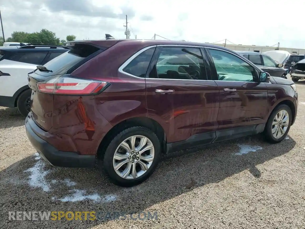 3 fotografías del automóvil dañado 2FMPK4K94MBA27228 FORD EDGE 2021