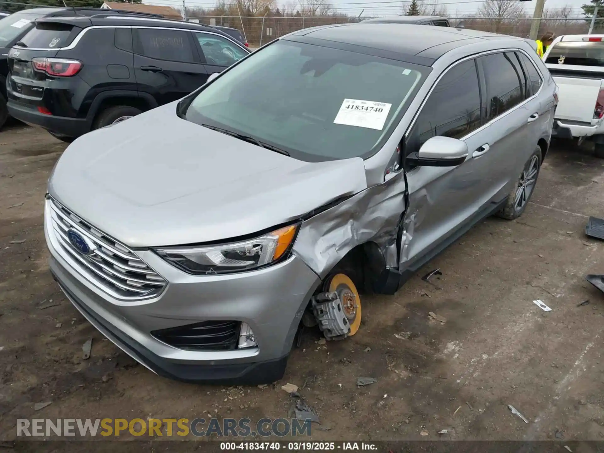 2 Photograph of a damaged car 2FMPK4K94MBA32297 FORD EDGE 2021