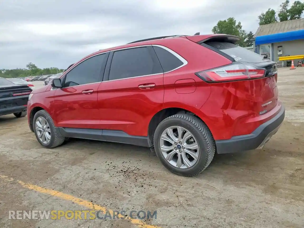 2 Фотография поврежденного автомобиля 2FMPK4K95MBA48590 FORD EDGE 2021