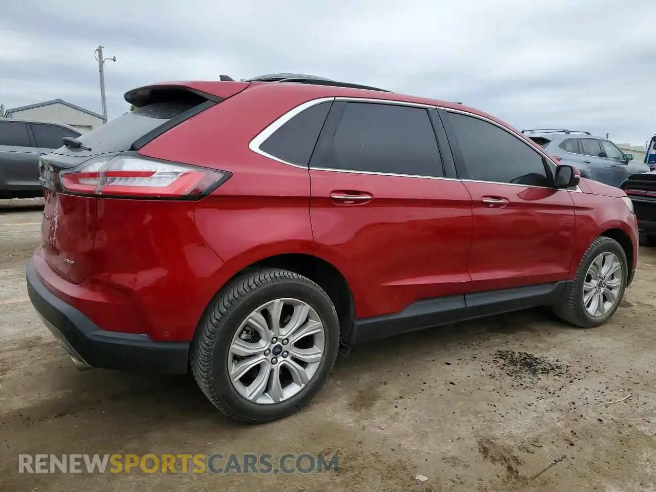 3 Фотография поврежденного автомобиля 2FMPK4K95MBA48590 FORD EDGE 2021