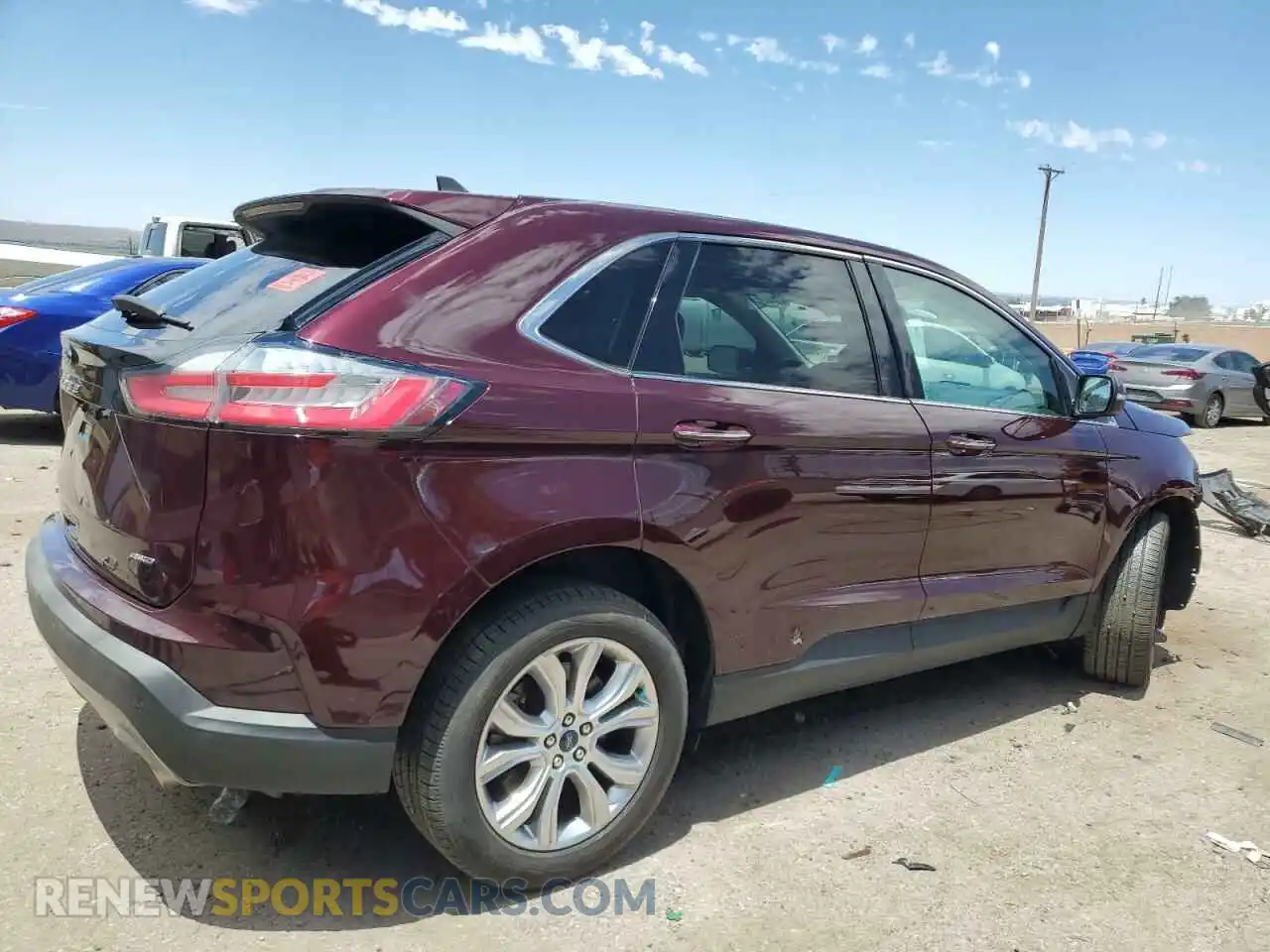 3 Photograph of a damaged car 2FMPK4K95MBA56785 FORD EDGE 2021