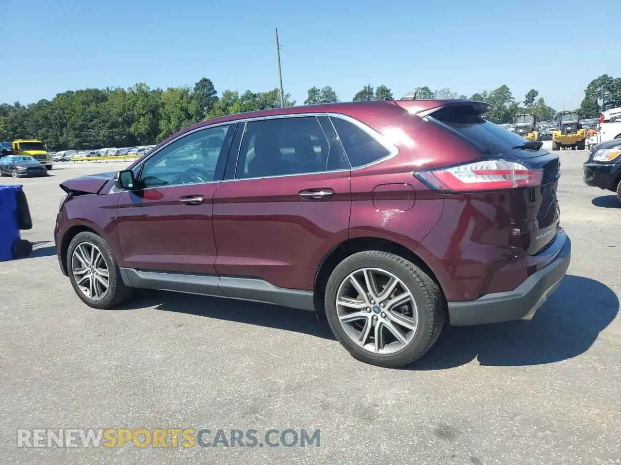 2 Фотография поврежденного автомобиля 2FMPK4K96MBA46279 FORD EDGE 2021