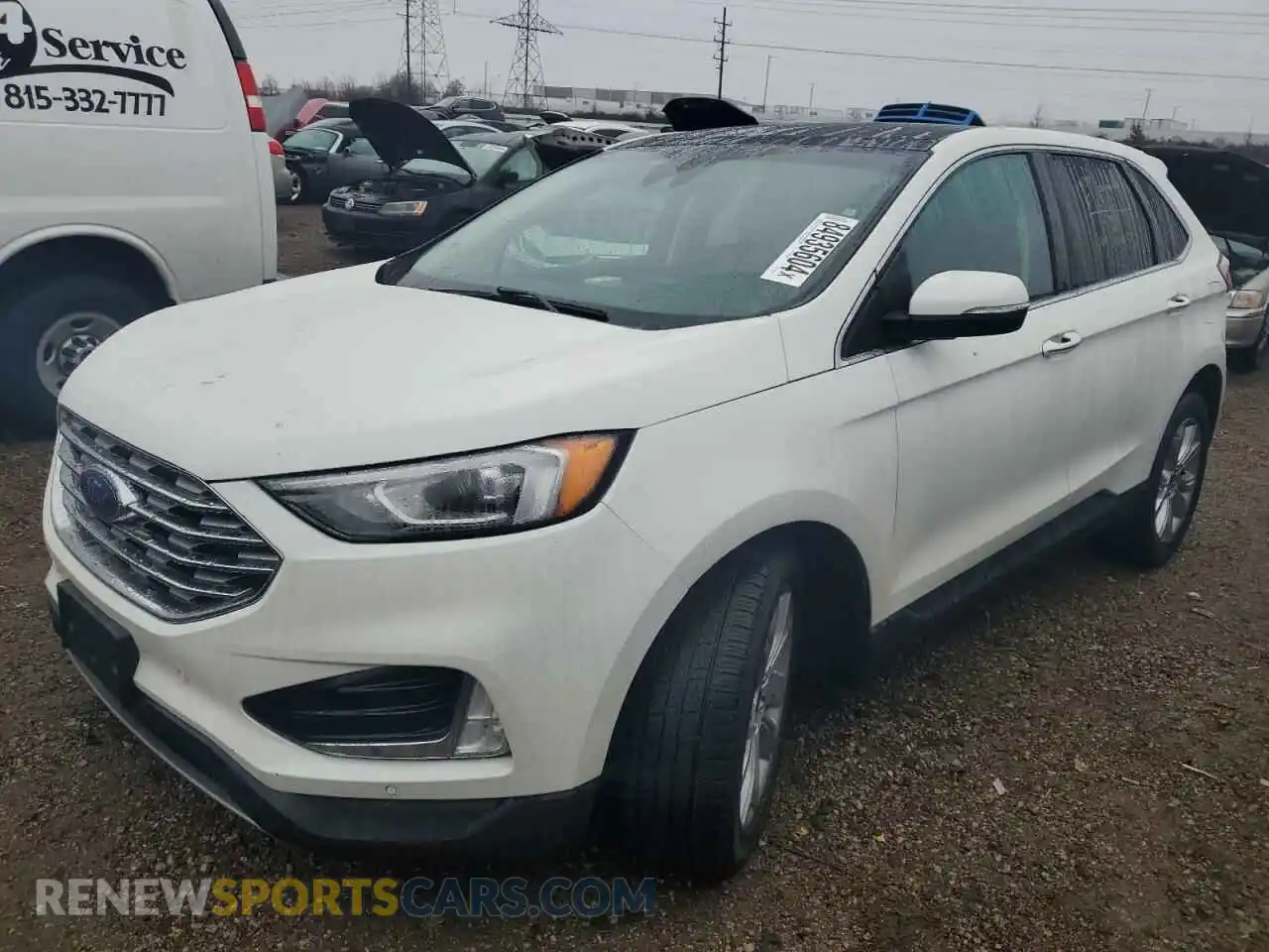 1 Photograph of a damaged car 2FMPK4K99MBA21330 FORD EDGE 2021