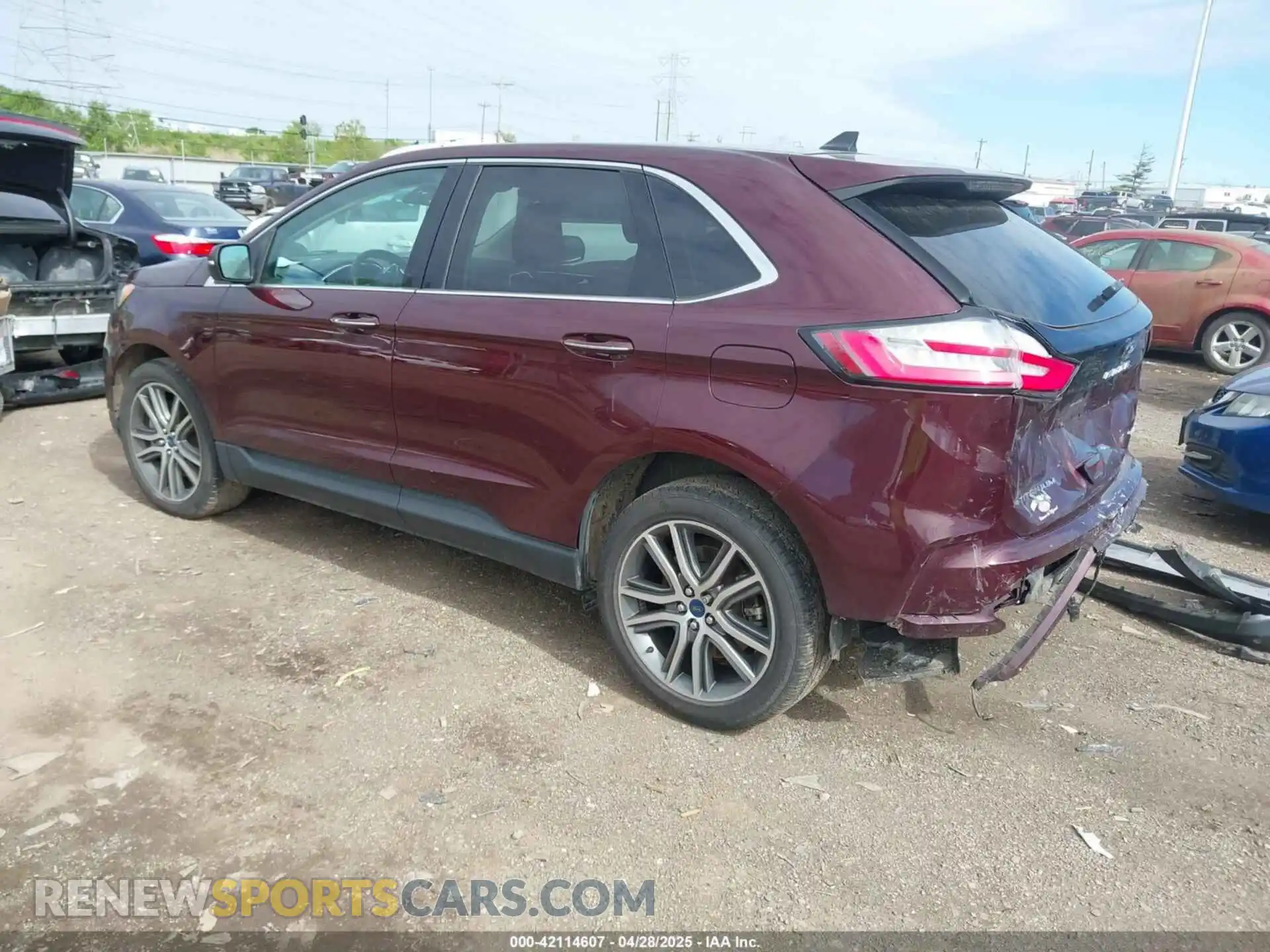 3 Photograph of a damaged car 2FMPK4K99MBA41965 FORD EDGE 2021