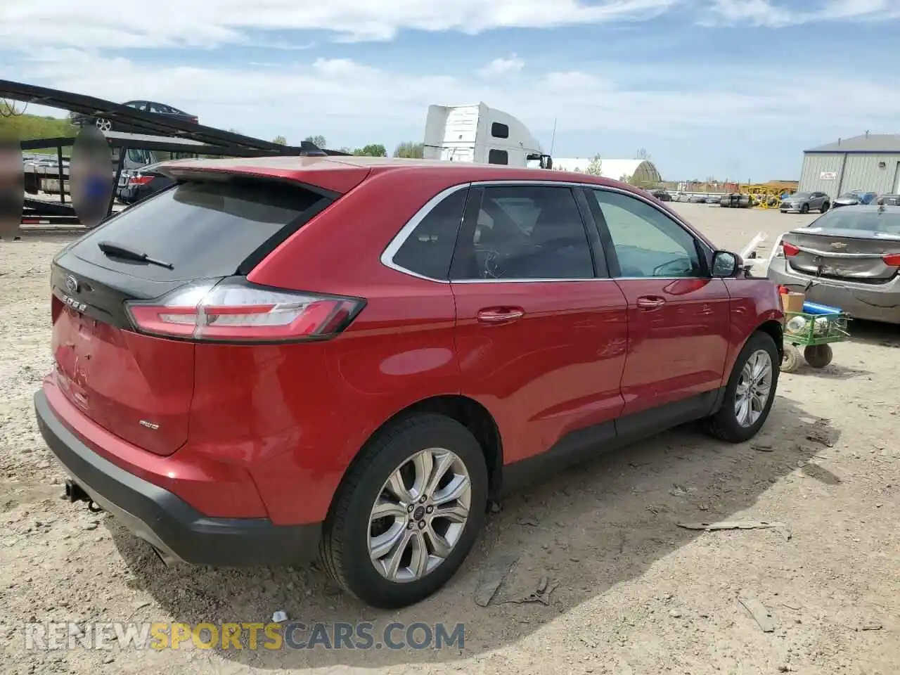 3 Photograph of a damaged car 2FMPK4K9XMBA48634 FORD EDGE 2021