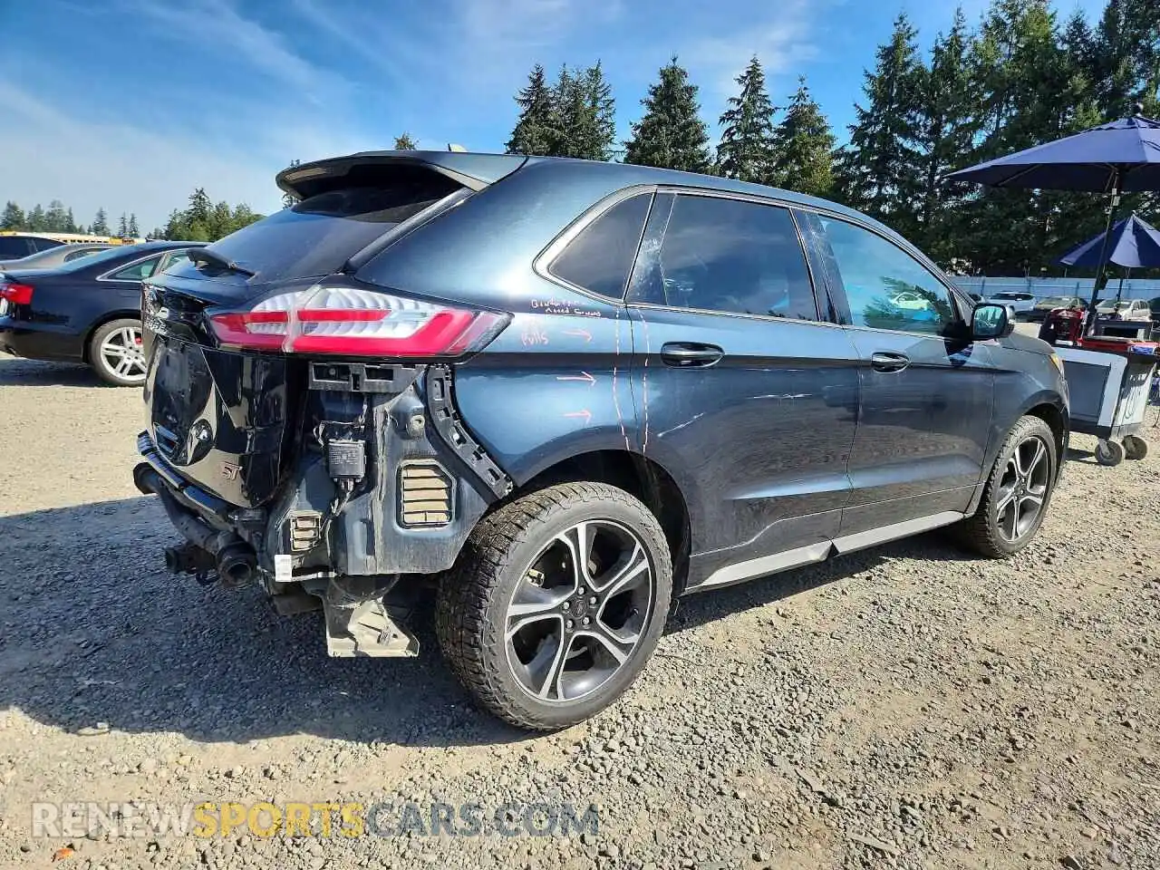 3 Photograph of a damaged car 2FMPK4AP3NBA95019 FORD EDGE 2022