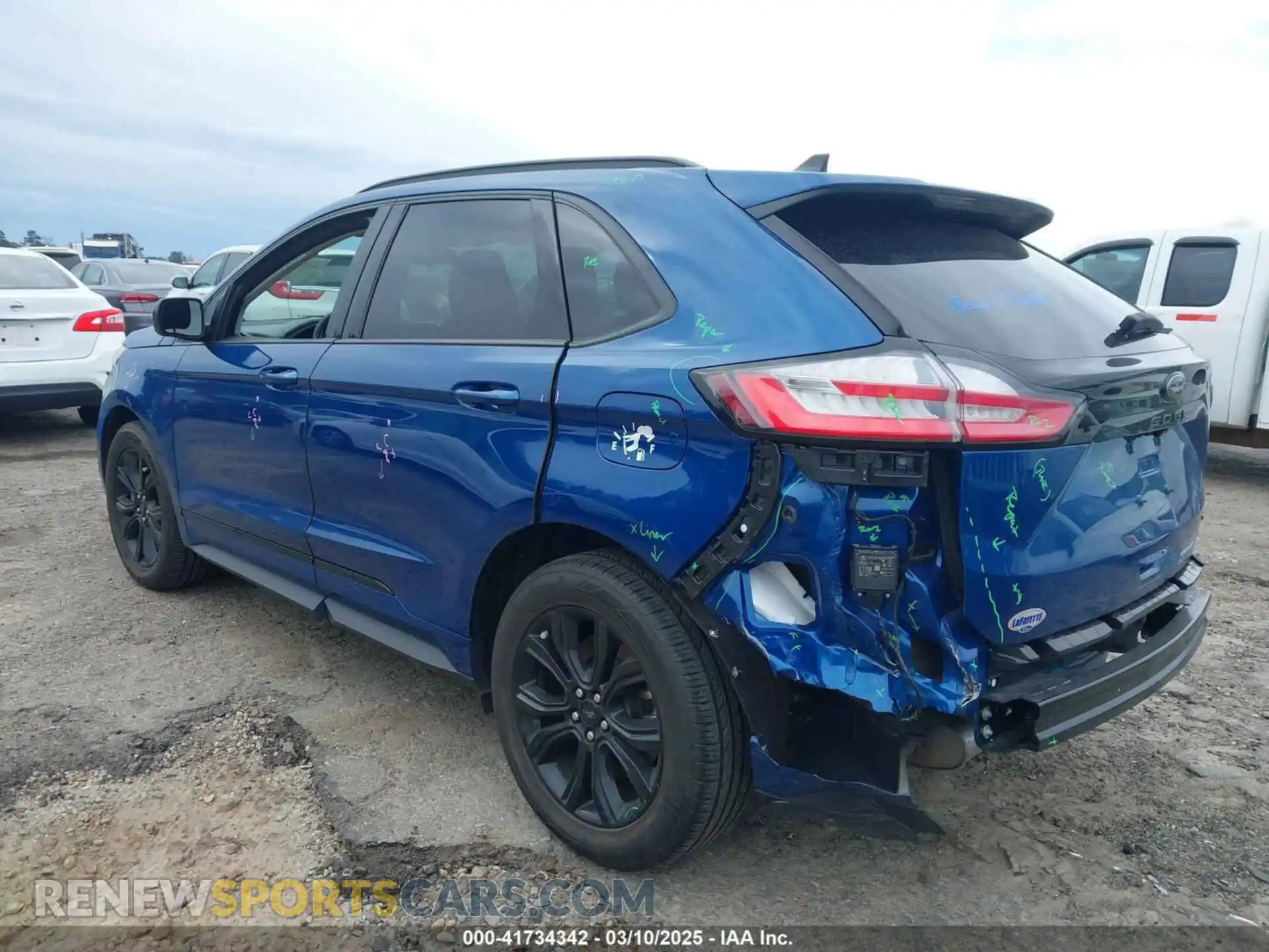3 Photograph of a damaged car 2FMPK4G91NBA27407 FORD EDGE 2022