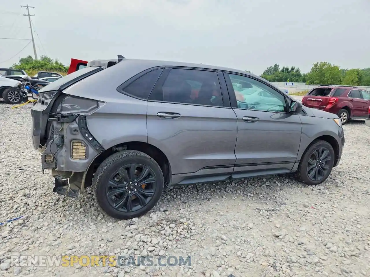 3 fotografías del automóvil dañado 2FMPK4G93NBA27201 FORD EDGE 2022