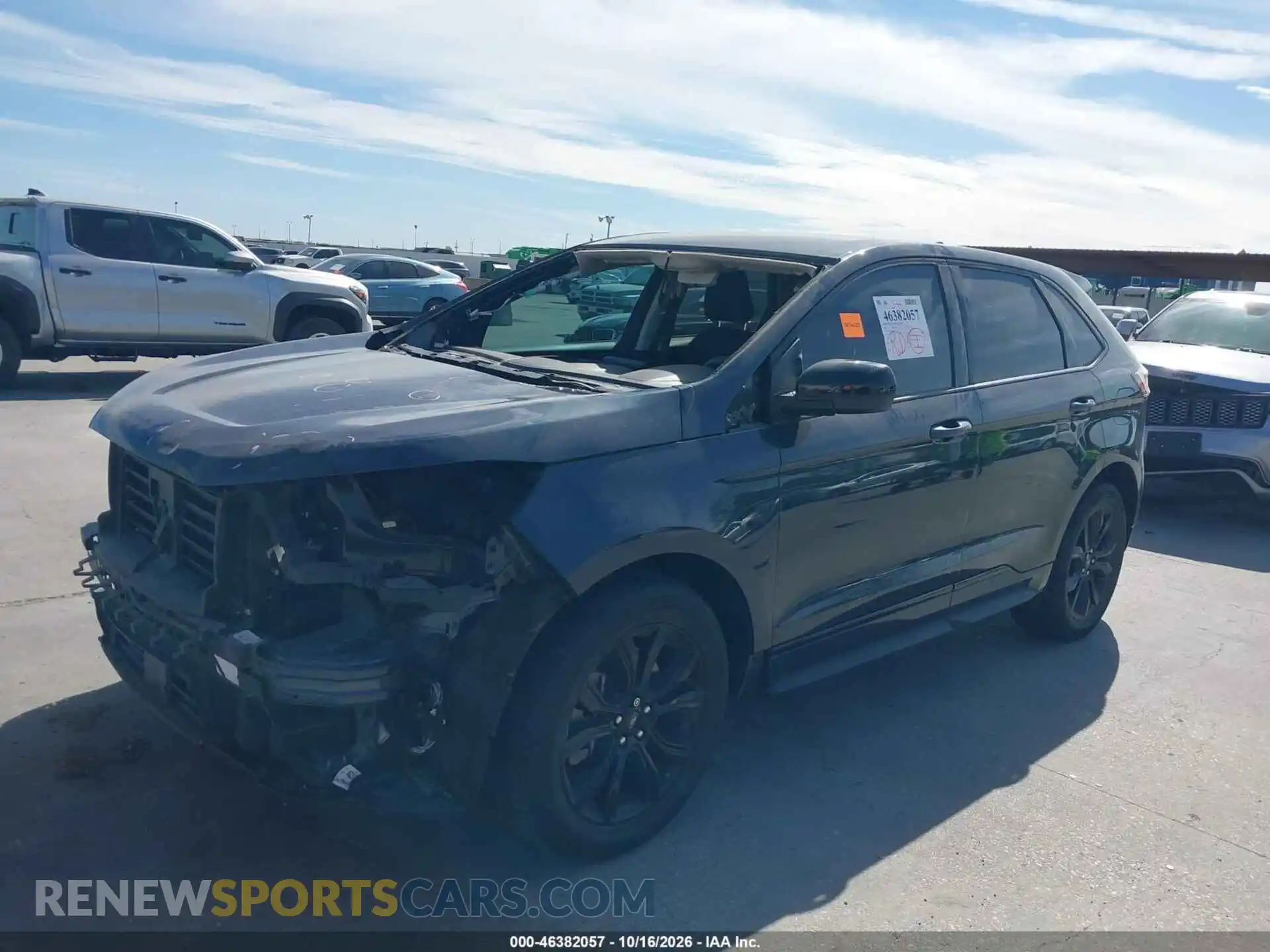 2 fotografías del automóvil dañado 2FMPK4G94NBA24243 FORD EDGE 2022