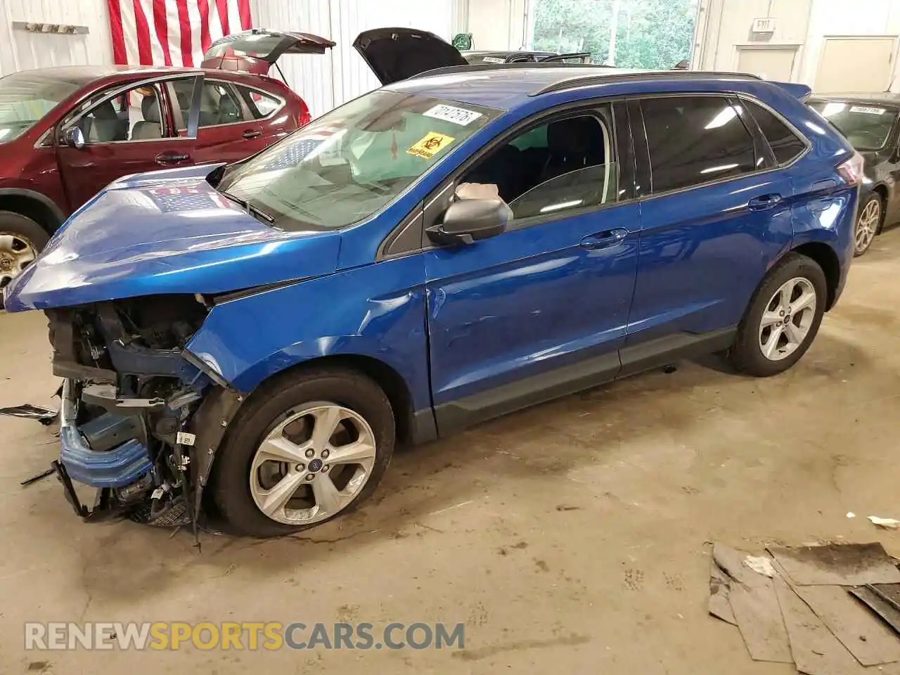 1 Photograph of a damaged car 2FMPK4G98NBA74501 FORD EDGE 2022
