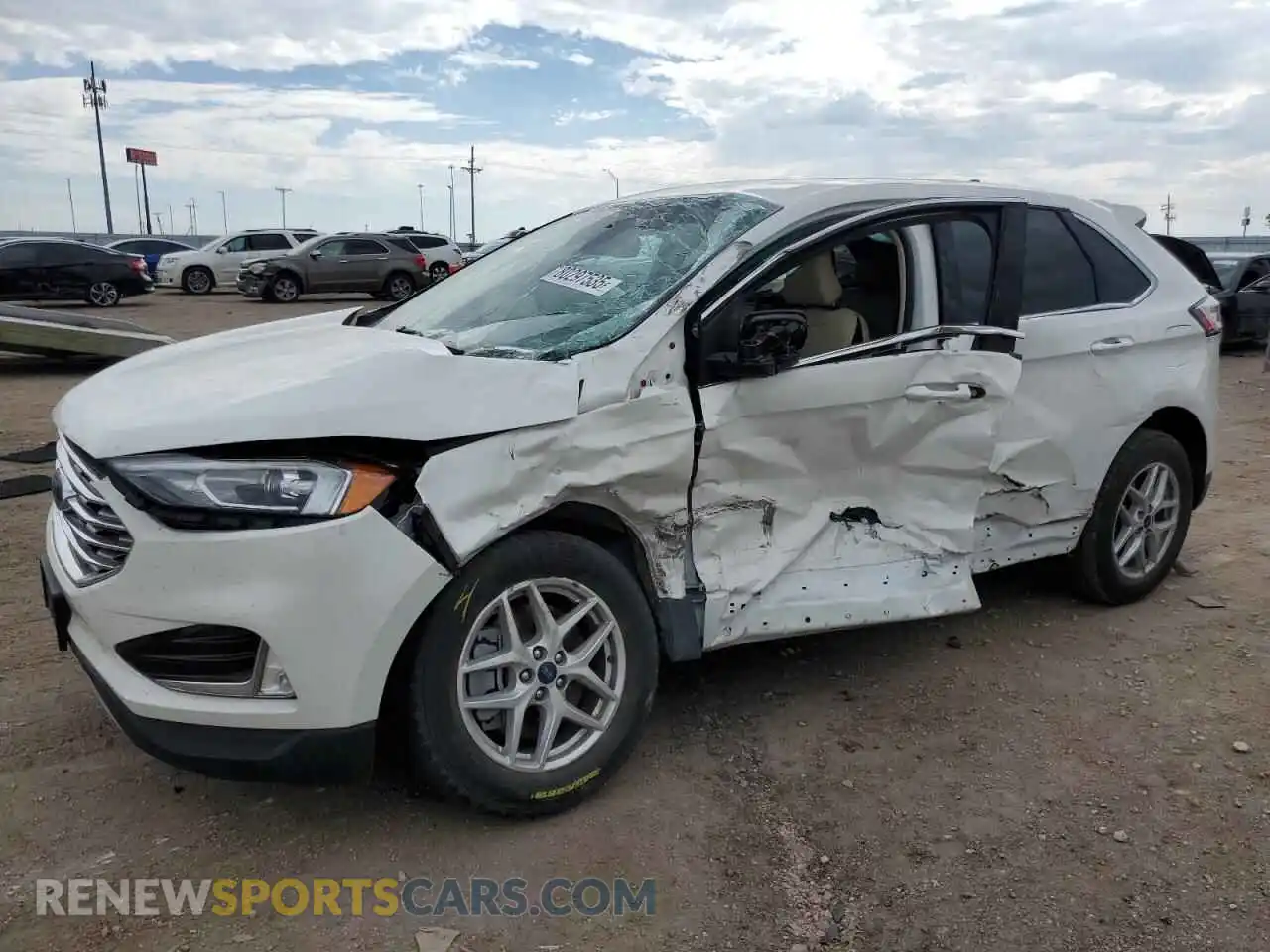 1 Photograph of a damaged car 2FMPK4J90NBA18786 FORD EDGE 2022