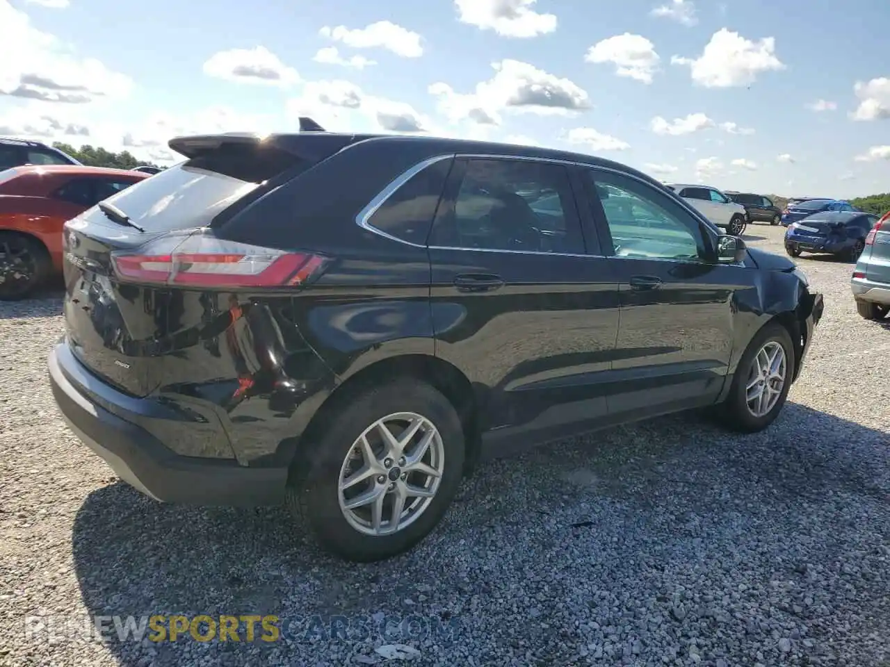 3 Photograph of a damaged car 2FMPK4J90NBA32560 FORD EDGE 2022