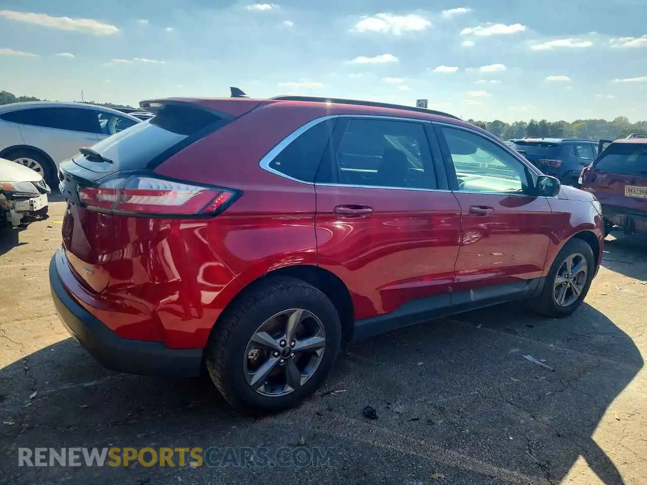 3 Photograph of a damaged car 2FMPK4J90NBA43610 FORD EDGE 2022