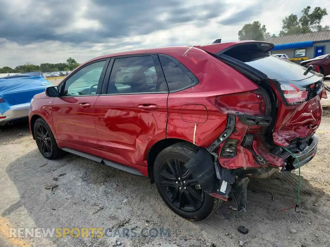 2 fotografías del automóvil dañado 2FMPK4J90NBA43820 FORD EDGE 2022